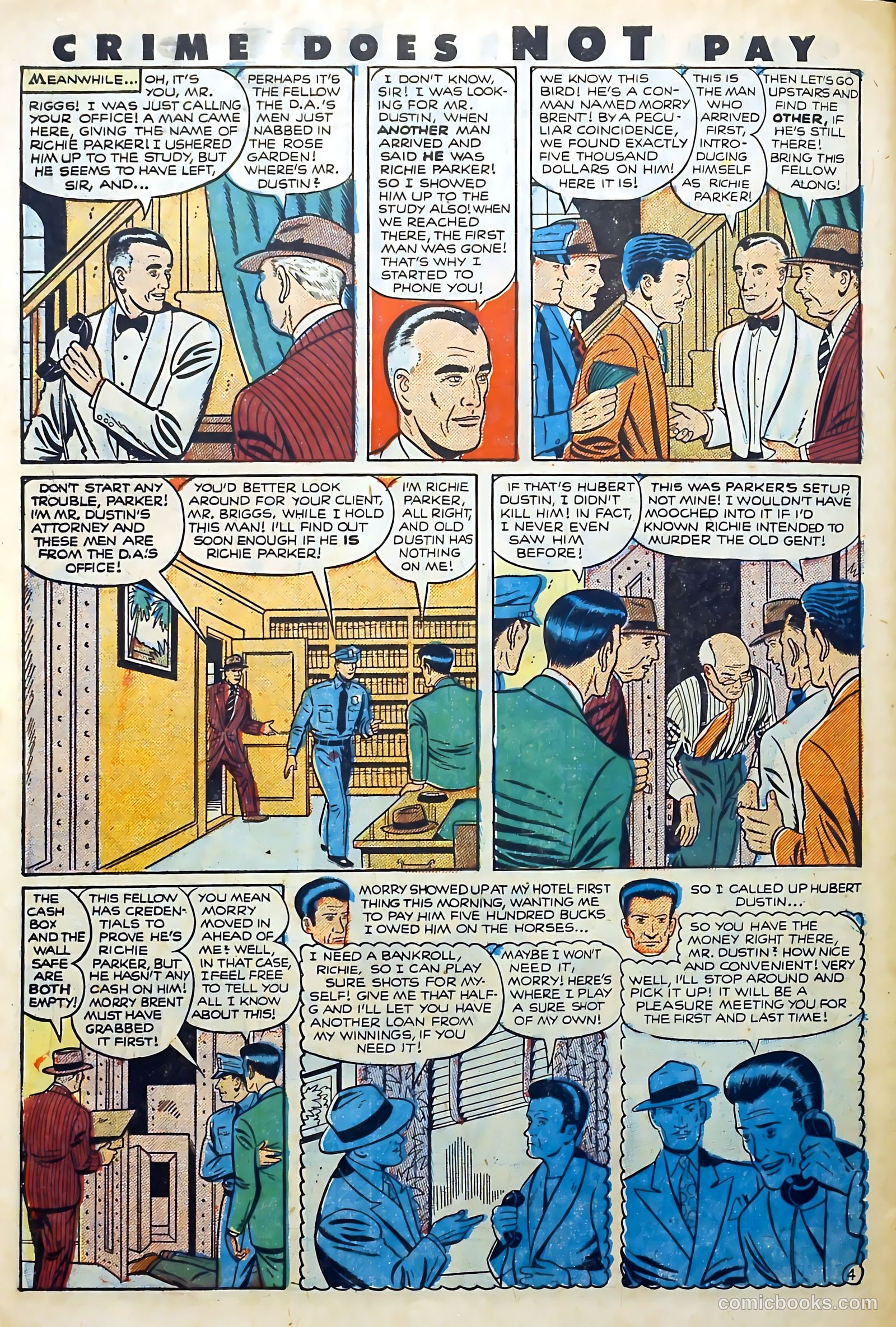 Crime Does Not Pay #102 (1951) — page 46 of 53