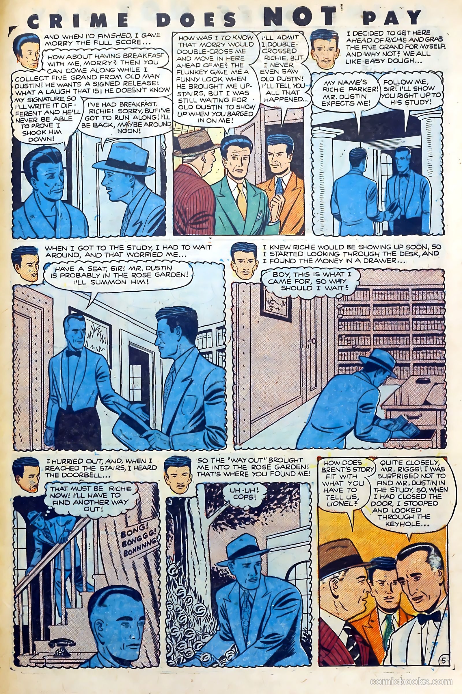 Crime Does Not Pay #102 (1951) — page 47 of 53