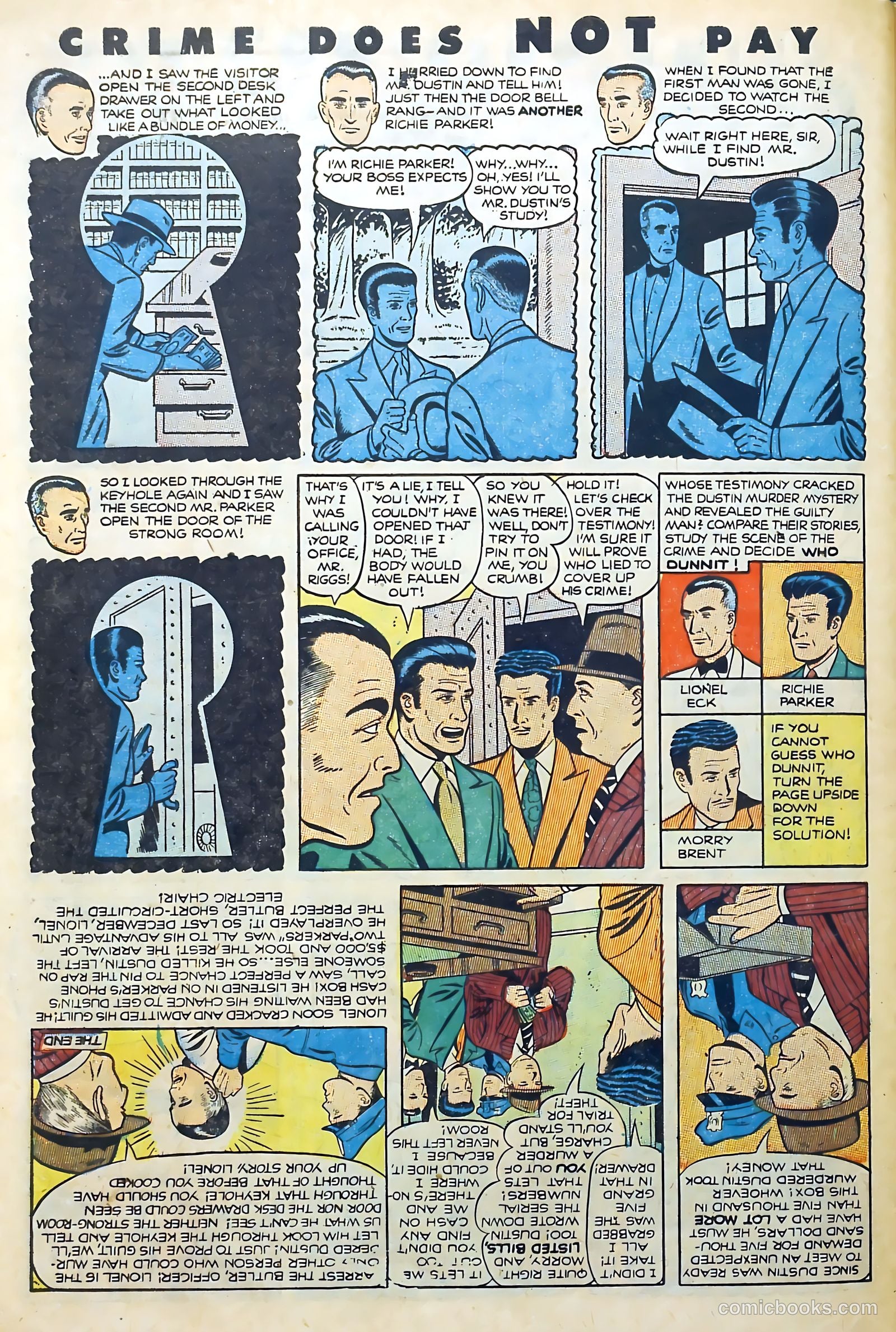 Crime Does Not Pay #102 (1951) — page 48 of 53