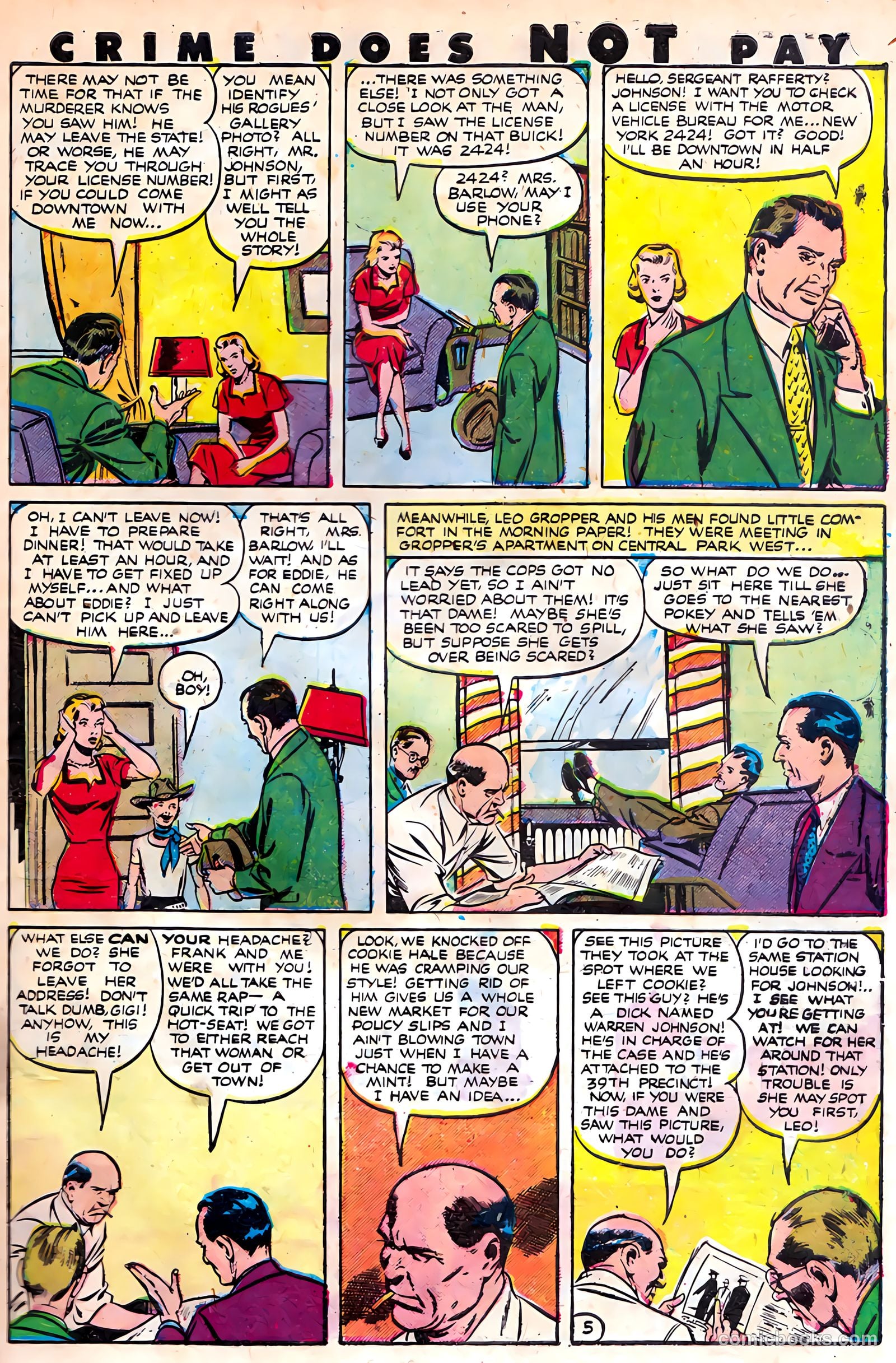 Crime Does Not Pay #103 (1951) — page 7 of 52