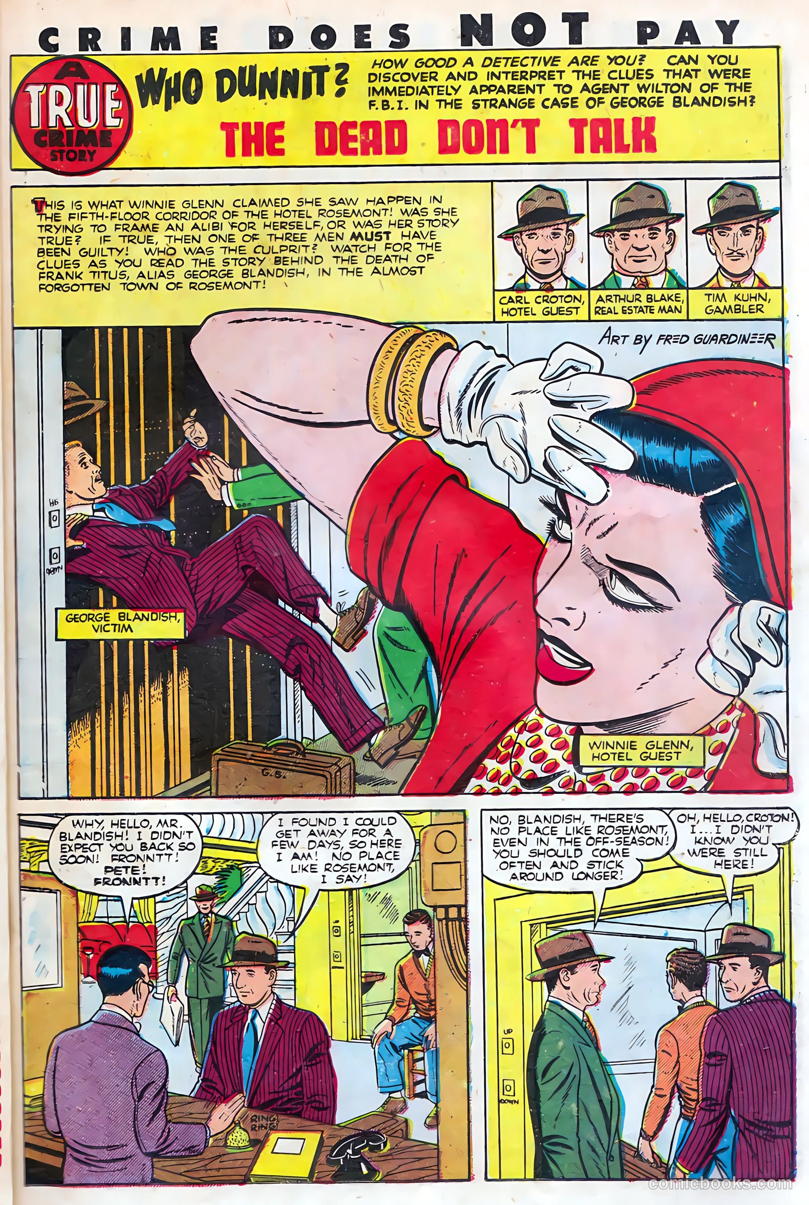 Crime Does Not Pay #103 (1951) — page 17 of 52