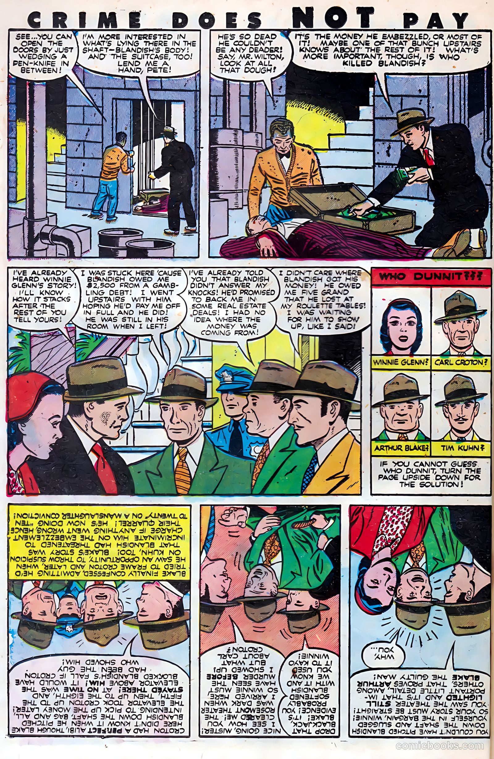 Crime Does Not Pay #103 (1951) — page 22 of 52