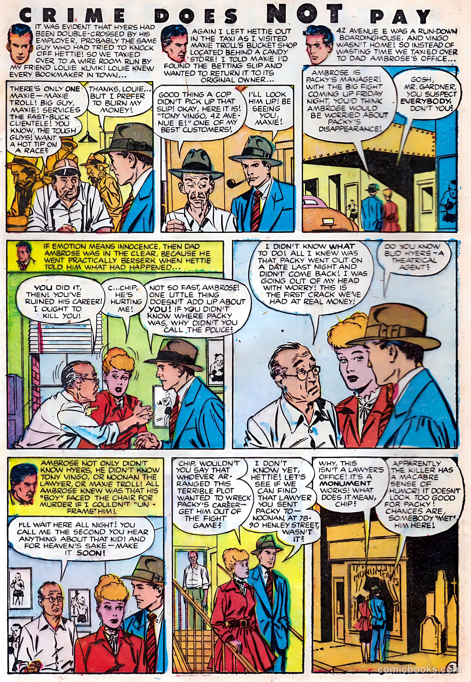 Crime Does Not Pay #103 (1951) — page 32 of 52