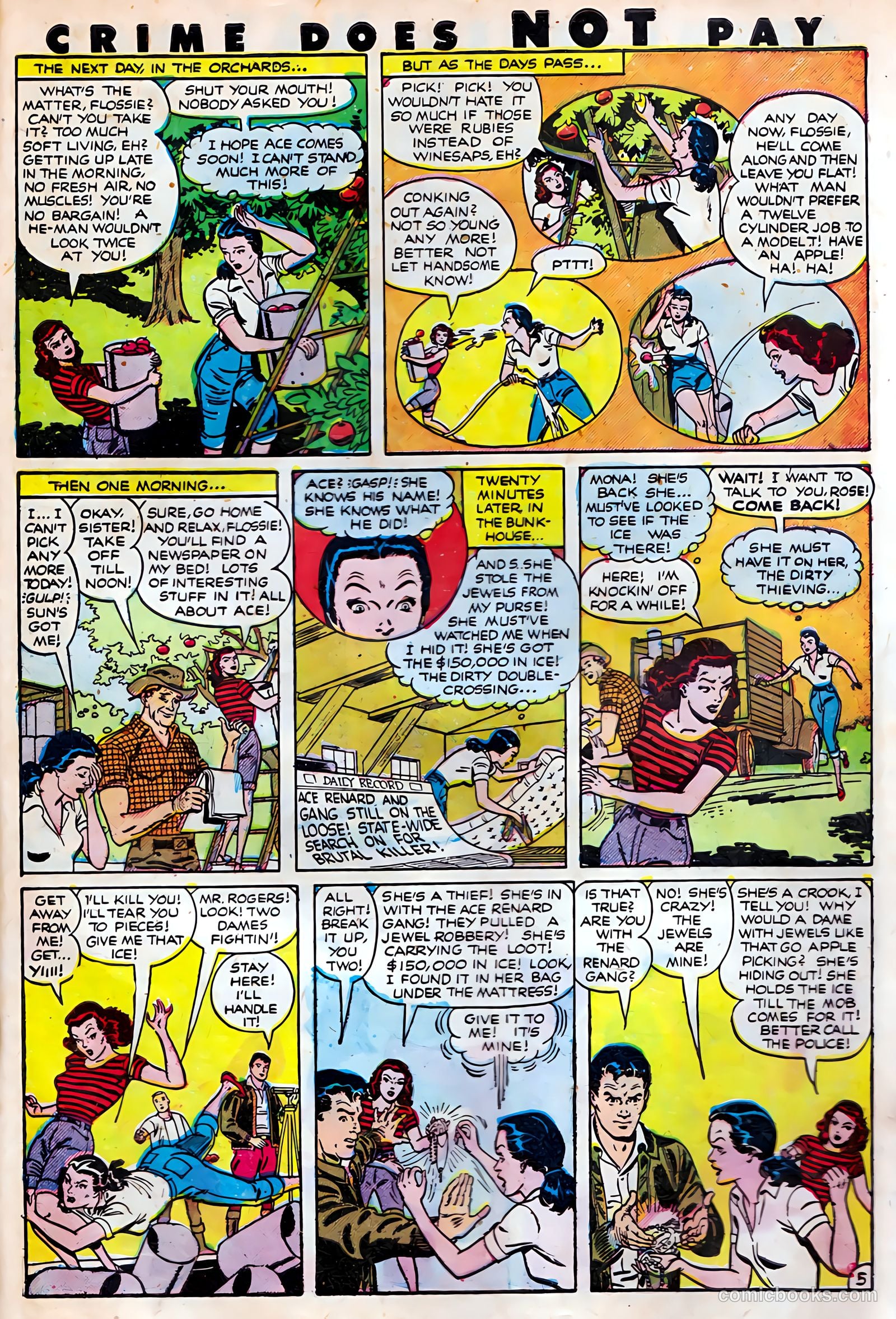 Crime Does Not Pay #103 (1951) — page 43 of 52