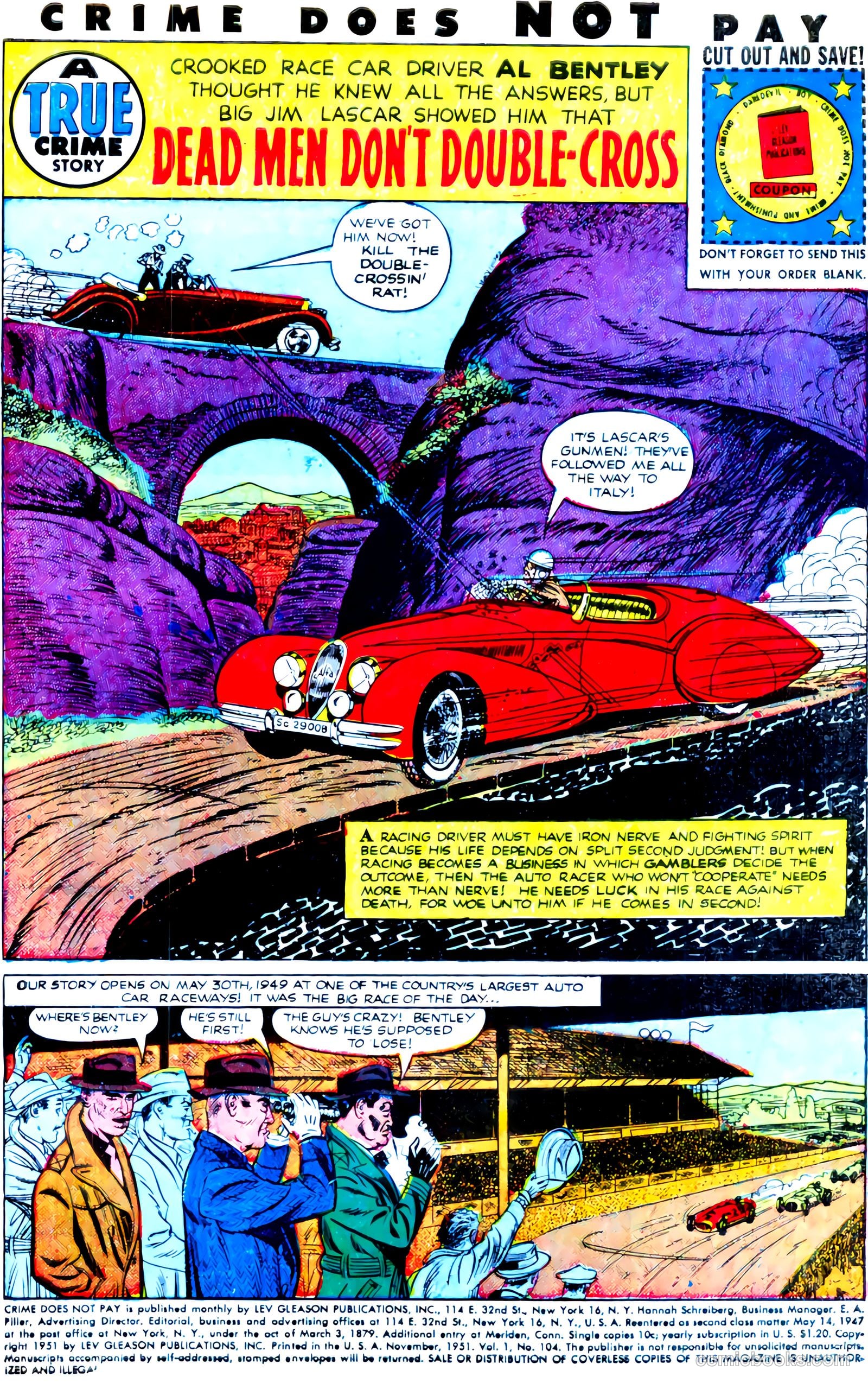 Crime Does Not Pay #104 (1951) — page 3 of 36