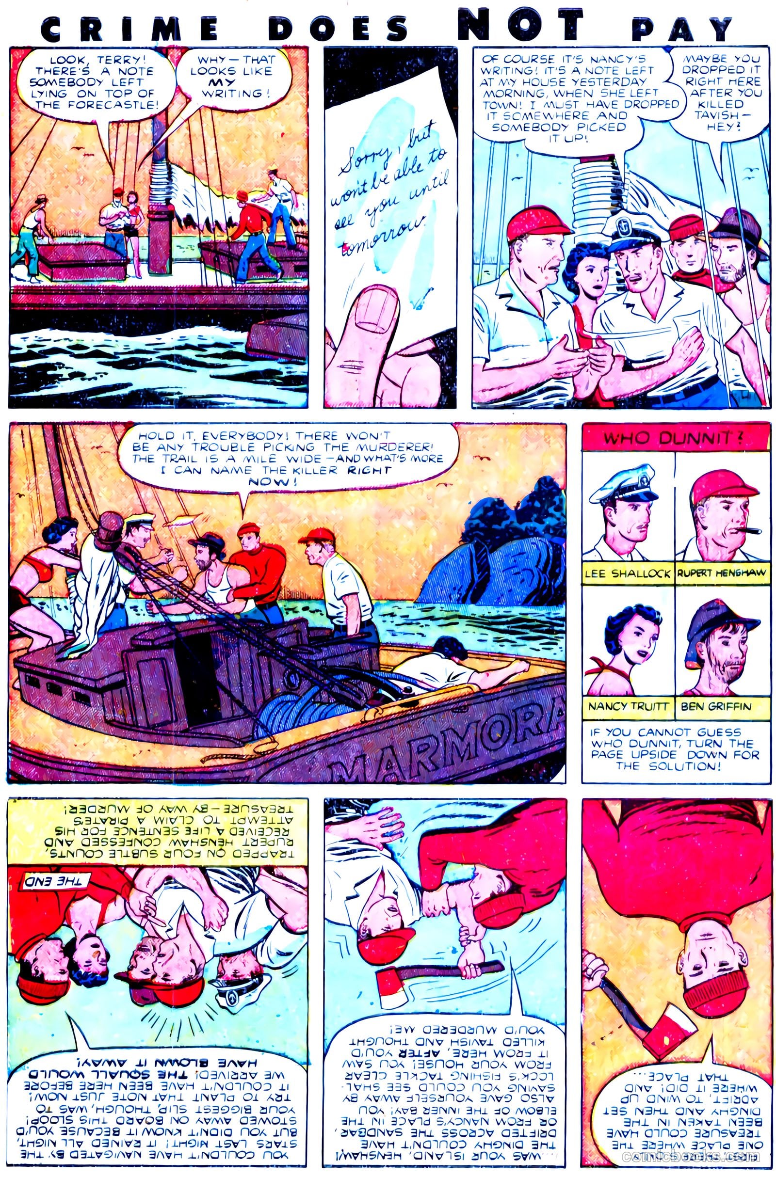 Crime Does Not Pay #104 (1951) — page 28 of 36