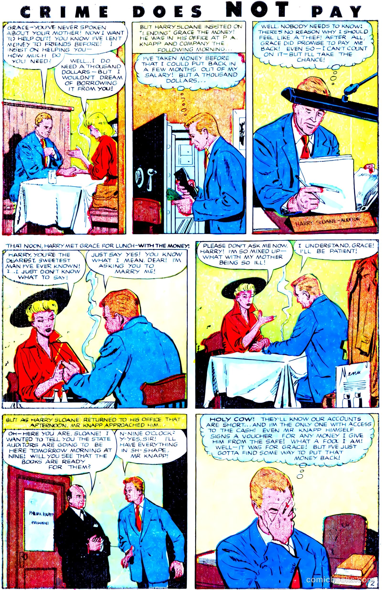 Crime Does Not Pay #104 (1951) — page 30 of 36