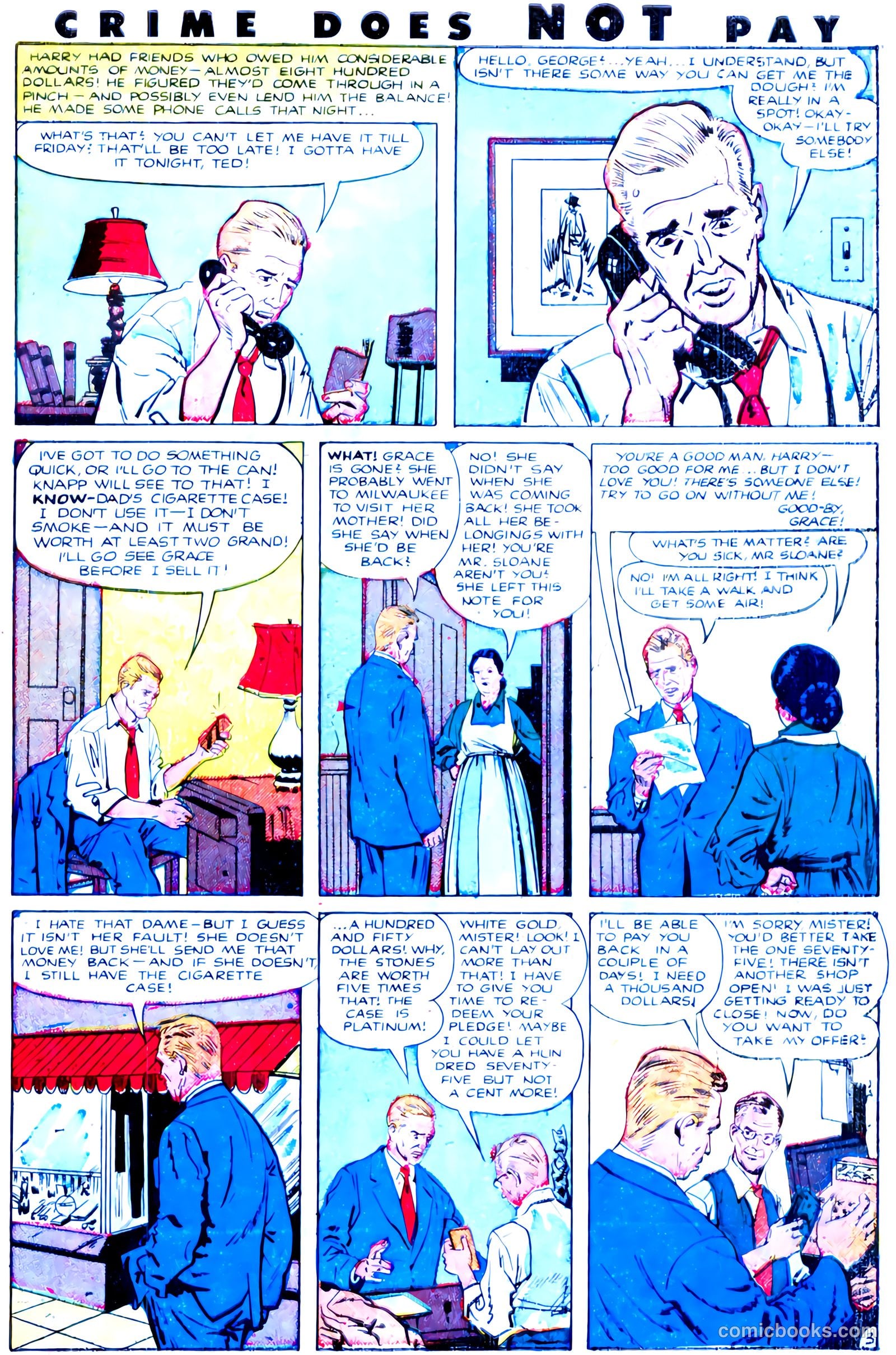 Crime Does Not Pay #104 (1951) — page 31 of 36