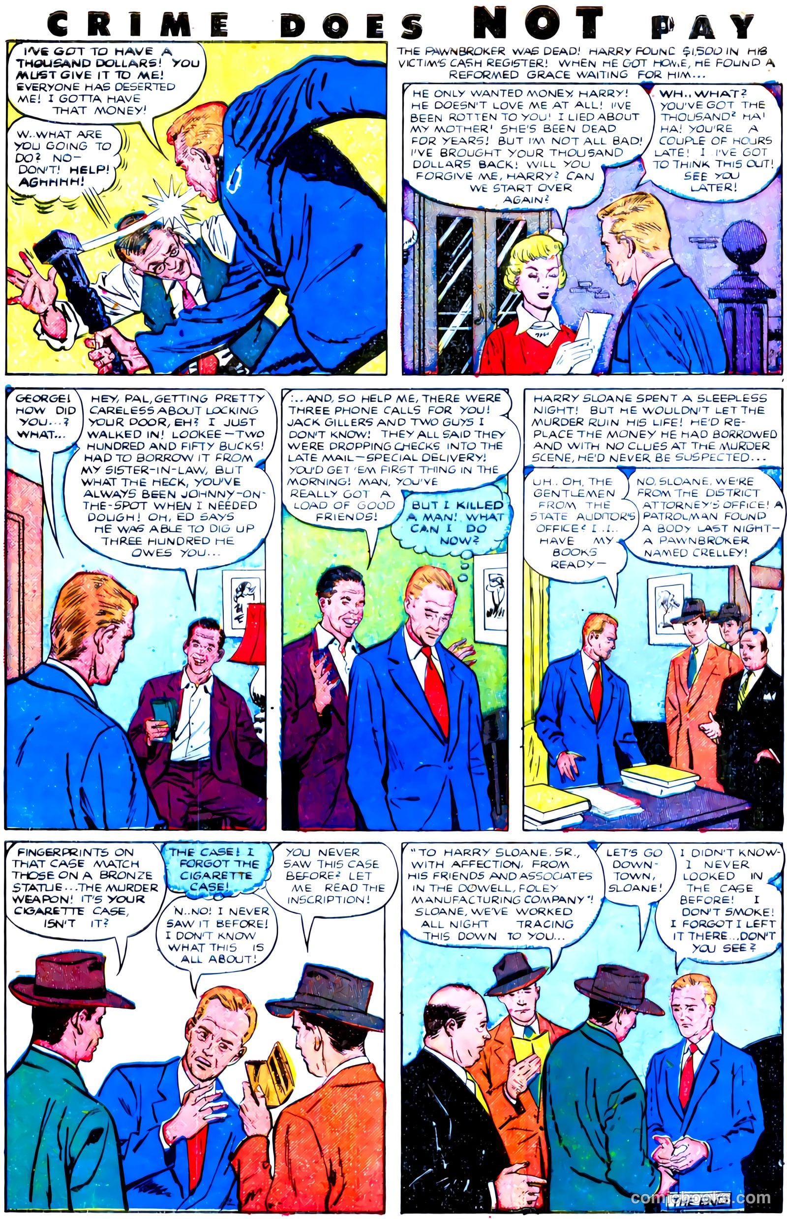 Crime Does Not Pay #104 (1951) — page 32 of 36