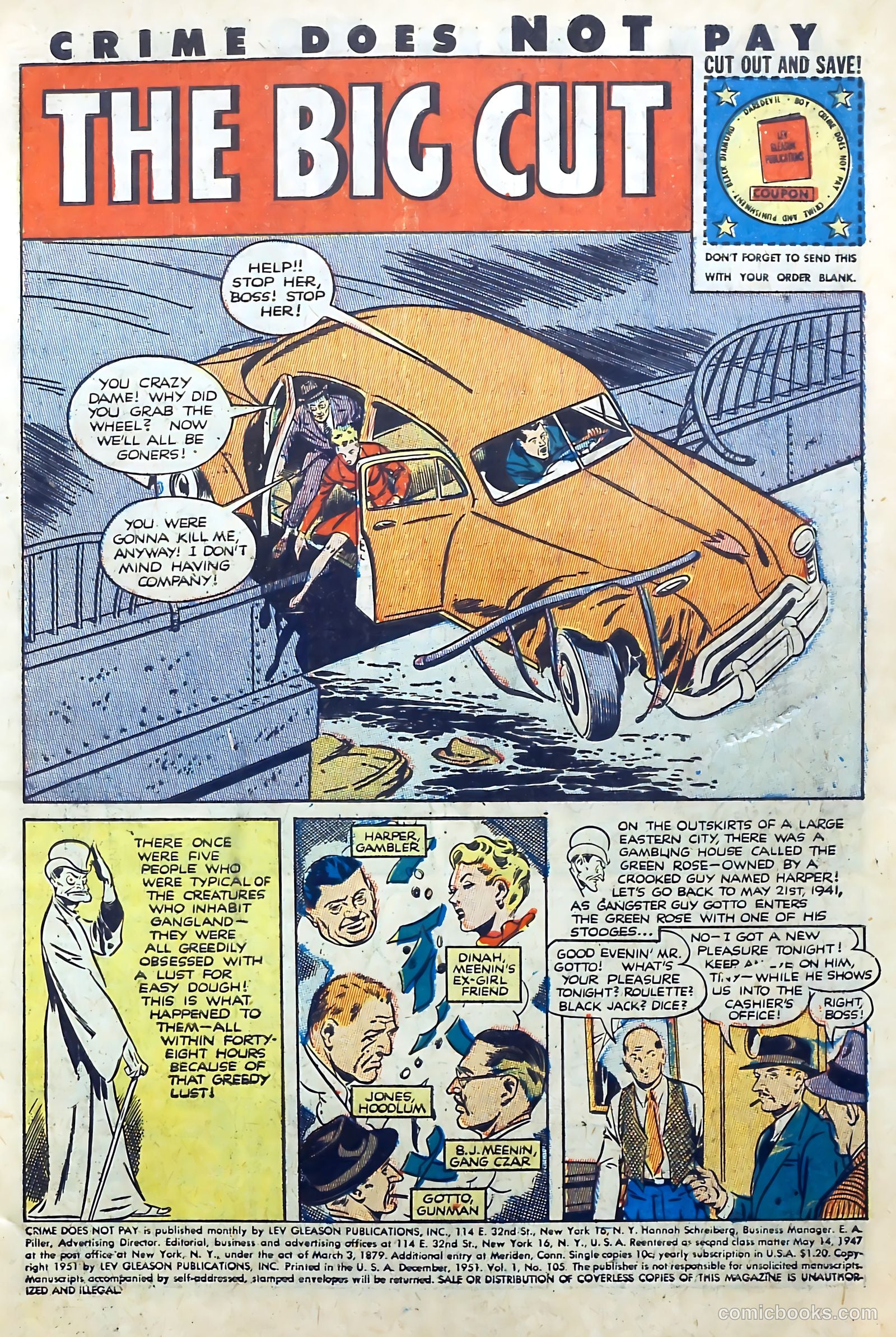 Crime Does Not Pay #105 (1951) — page 3 of 37