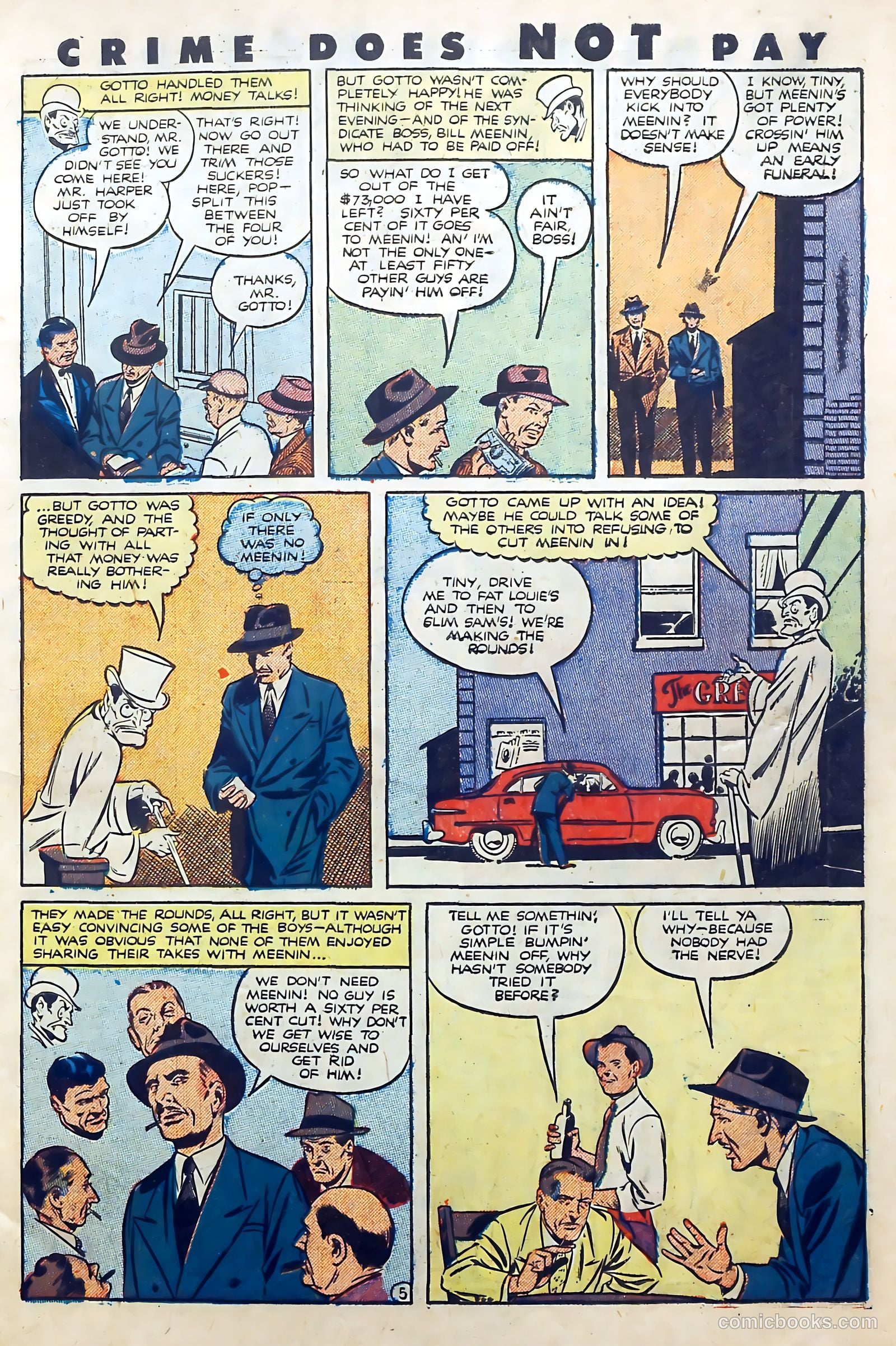 Crime Does Not Pay #105 (1951) — page 7 of 37