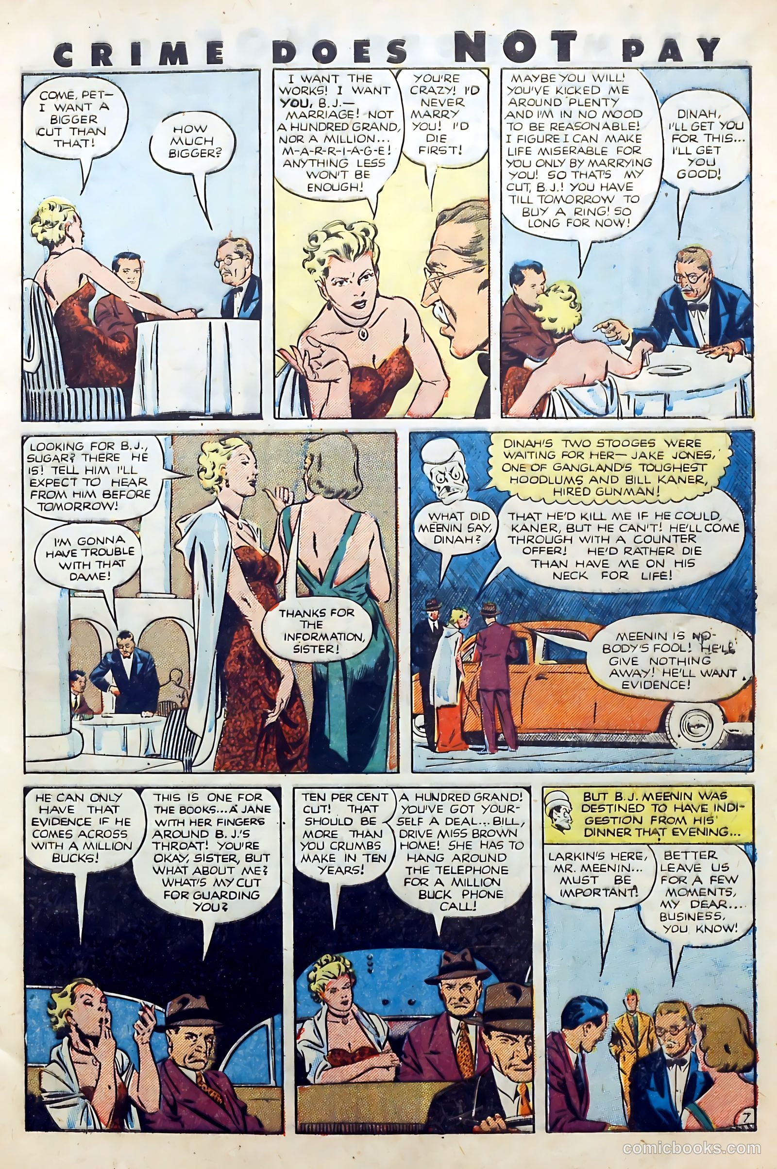 Crime Does Not Pay #105 (1951) — page 9 of 37