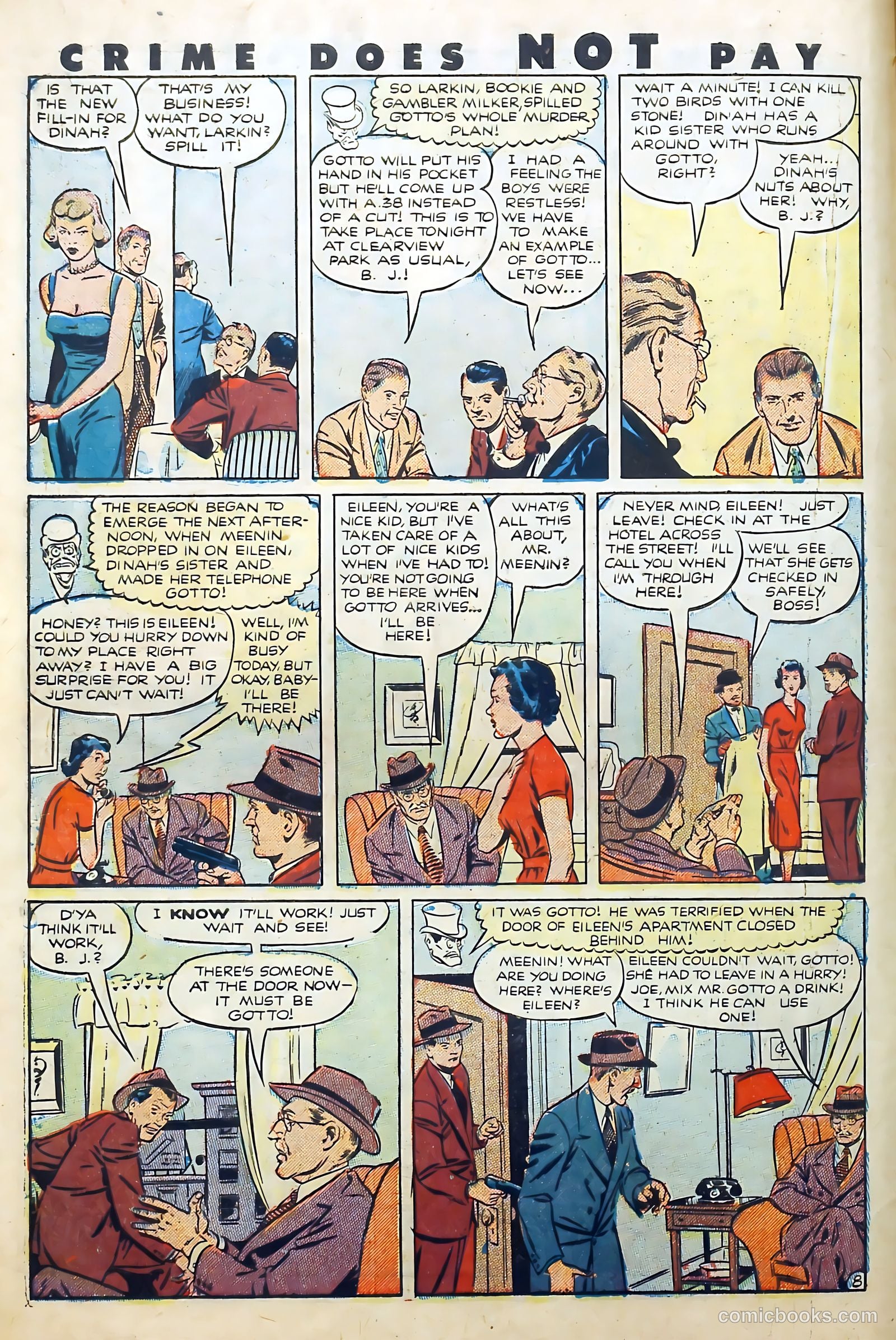 Crime Does Not Pay #105 (1951) — page 10 of 37