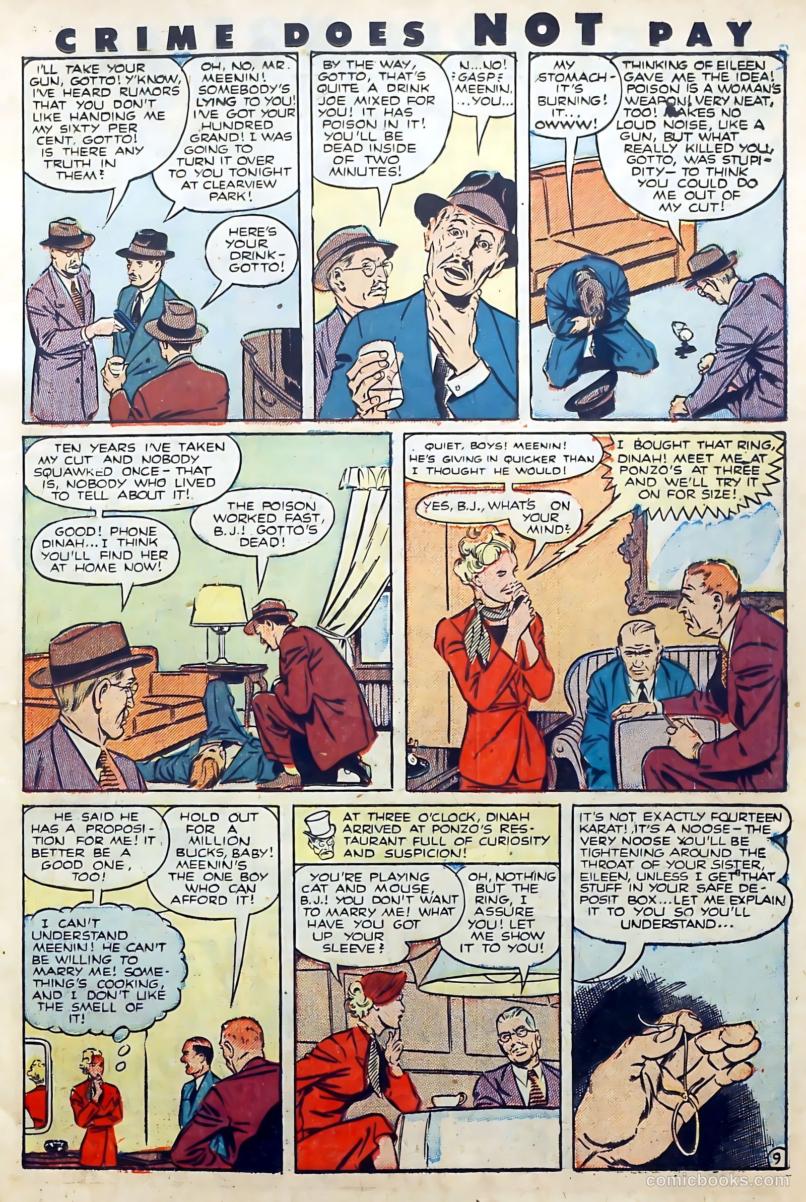 Crime Does Not Pay #105 (1951) — page 11 of 37