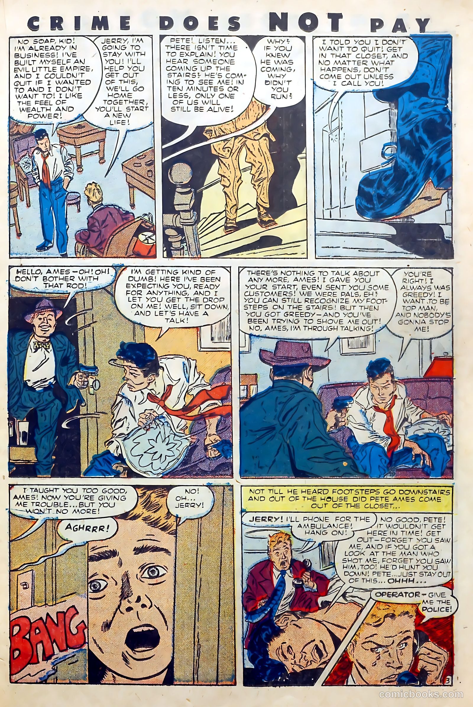 Crime Does Not Pay #105 (1951) — page 23 of 37