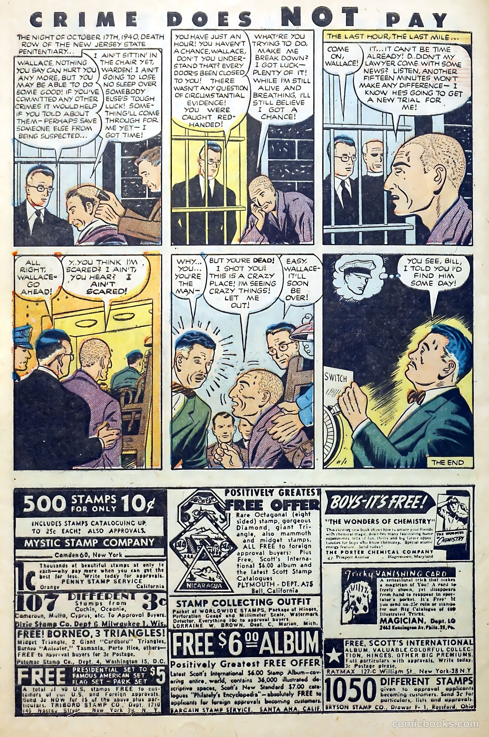 Crime Does Not Pay #105 (1951) — page 32 of 37