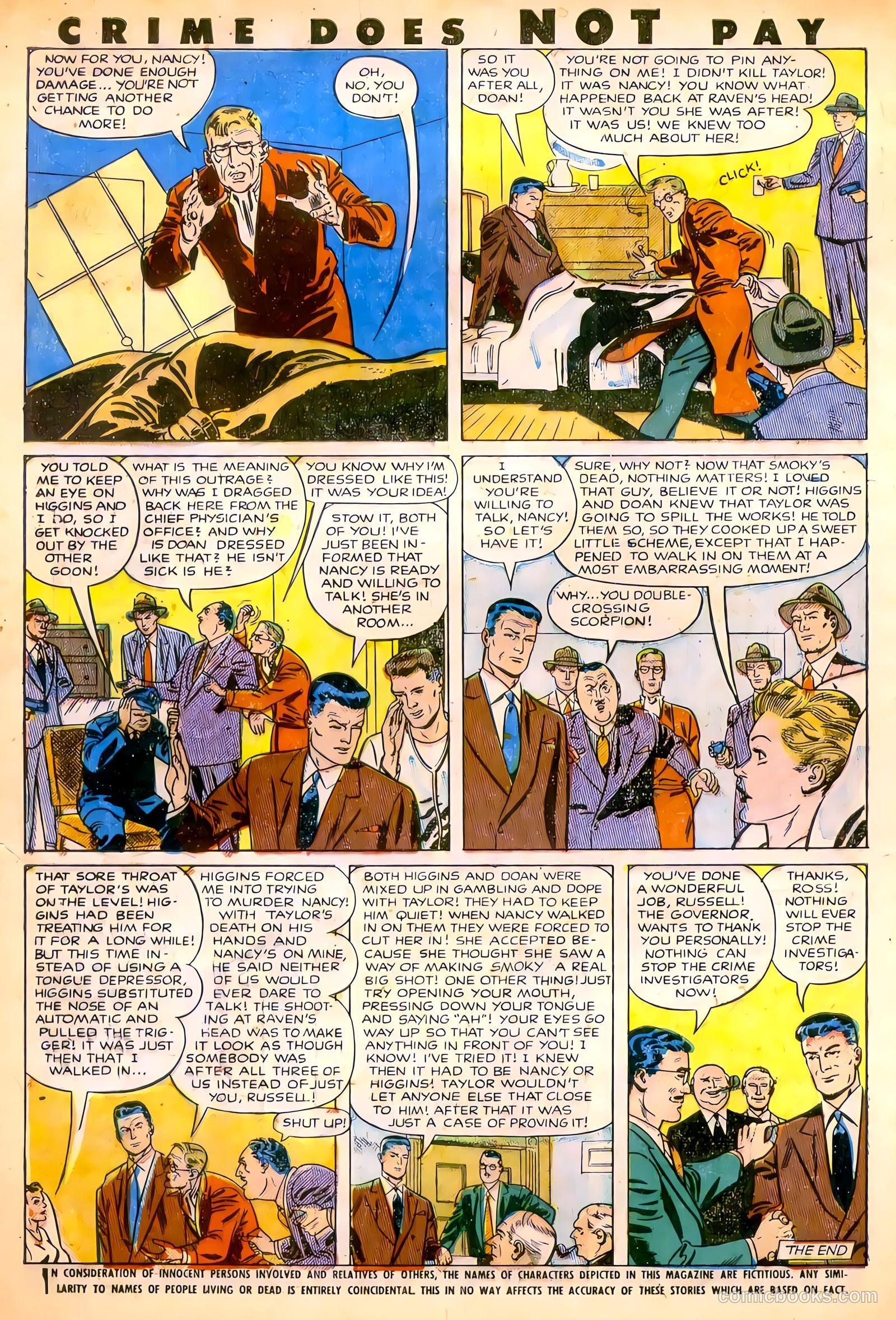 Crime Does Not Pay #106 (1952) — page 7 of 34