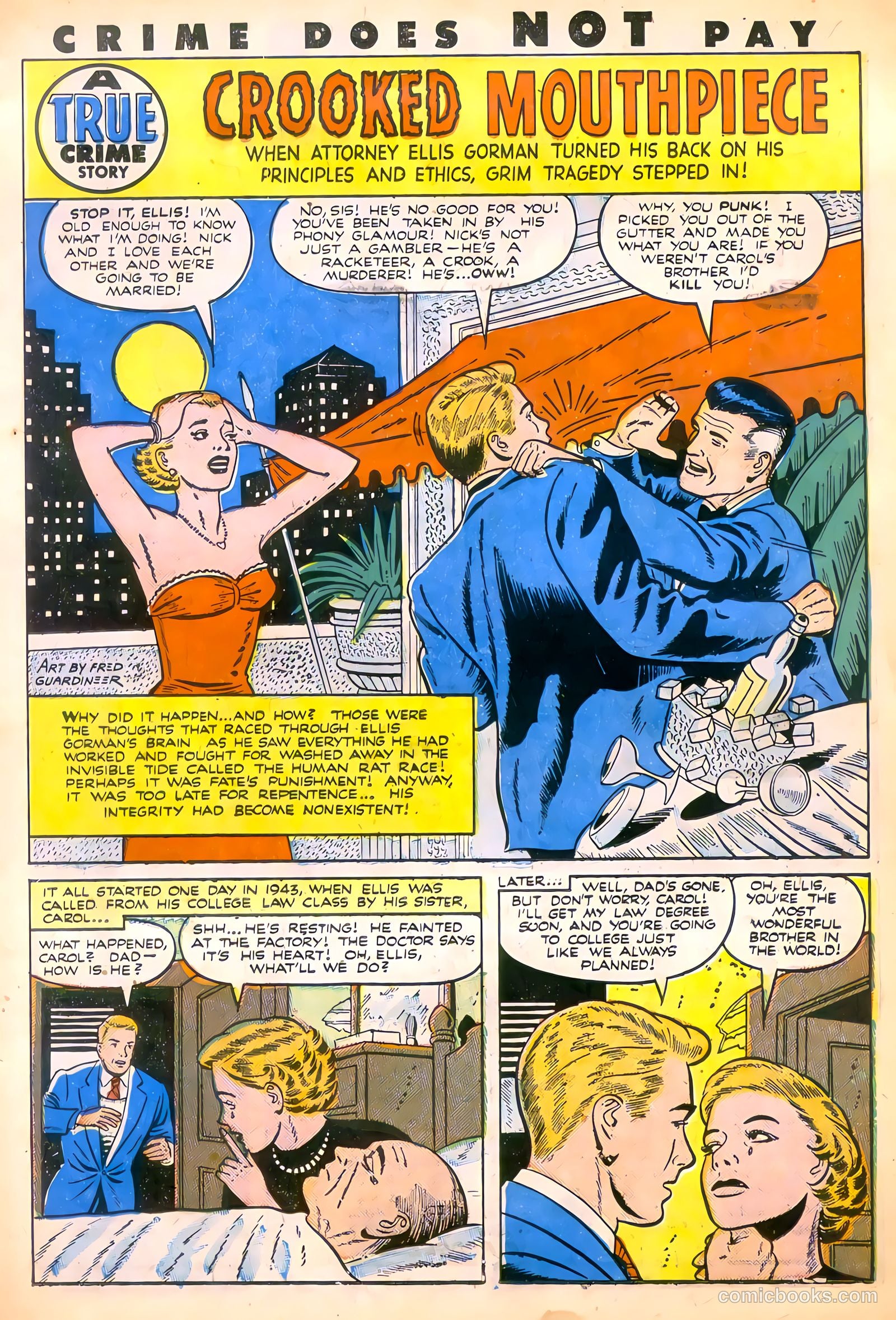 Crime Does Not Pay #106 (1952) — page 10 of 34