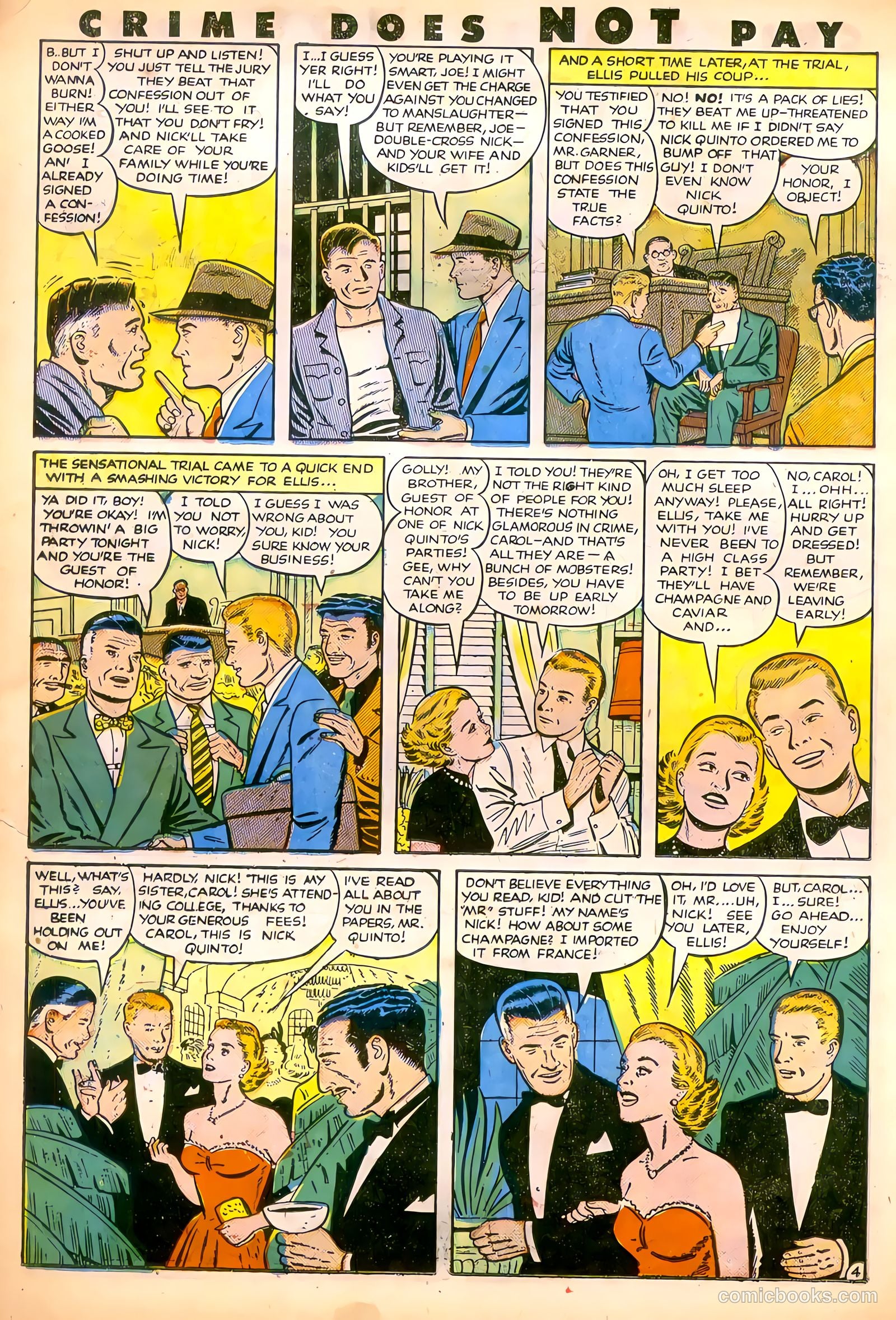 Crime Does Not Pay #106 (1952) — page 13 of 34