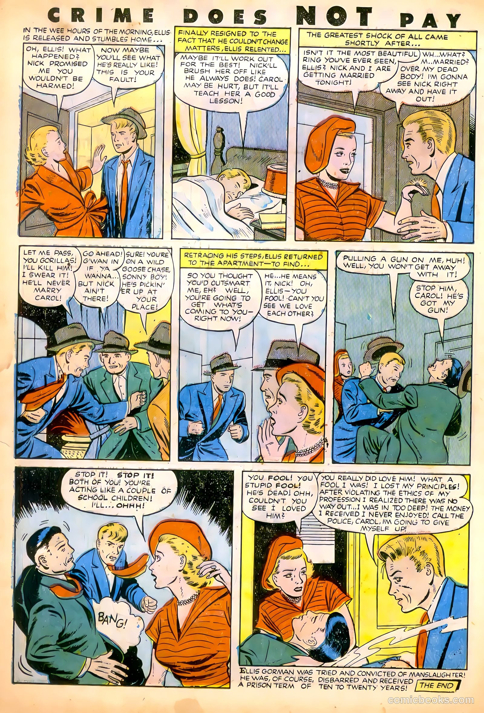 Crime Does Not Pay #106 (1952) — page 15 of 34