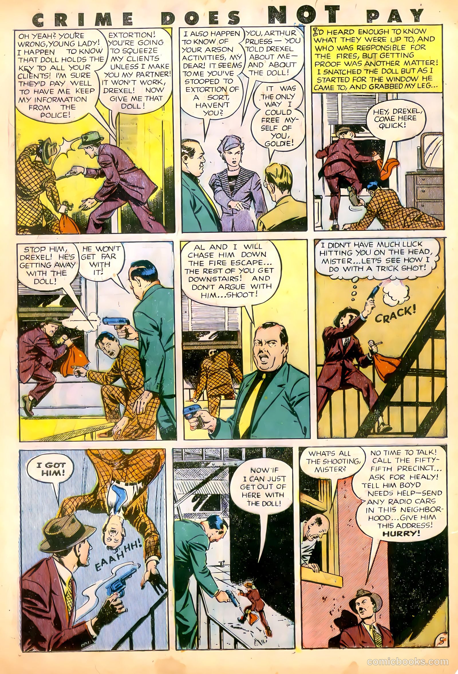 Crime Does Not Pay #106 (1952) — page 23 of 34