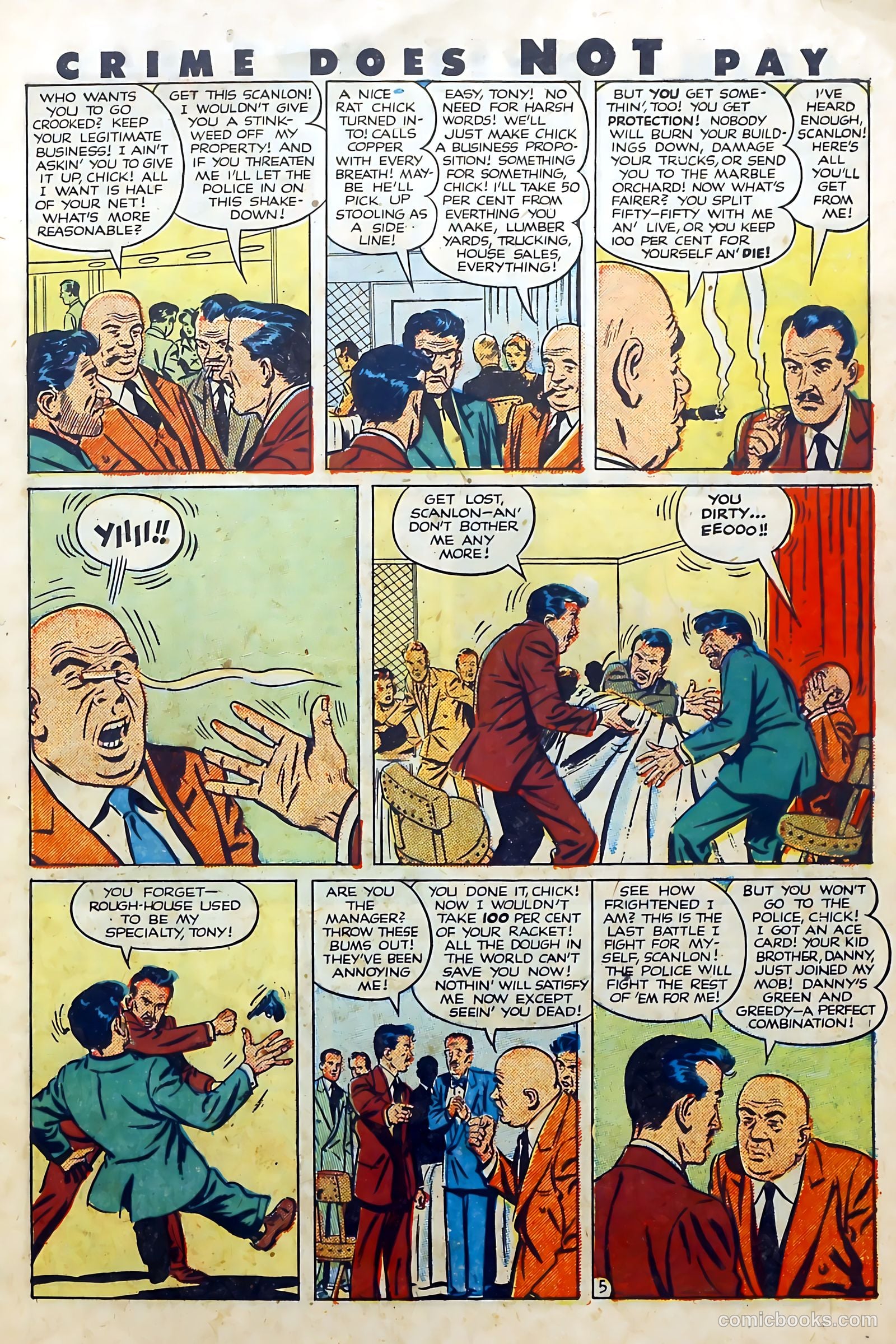 Crime Does Not Pay #107 (1952) — page 7 of 37