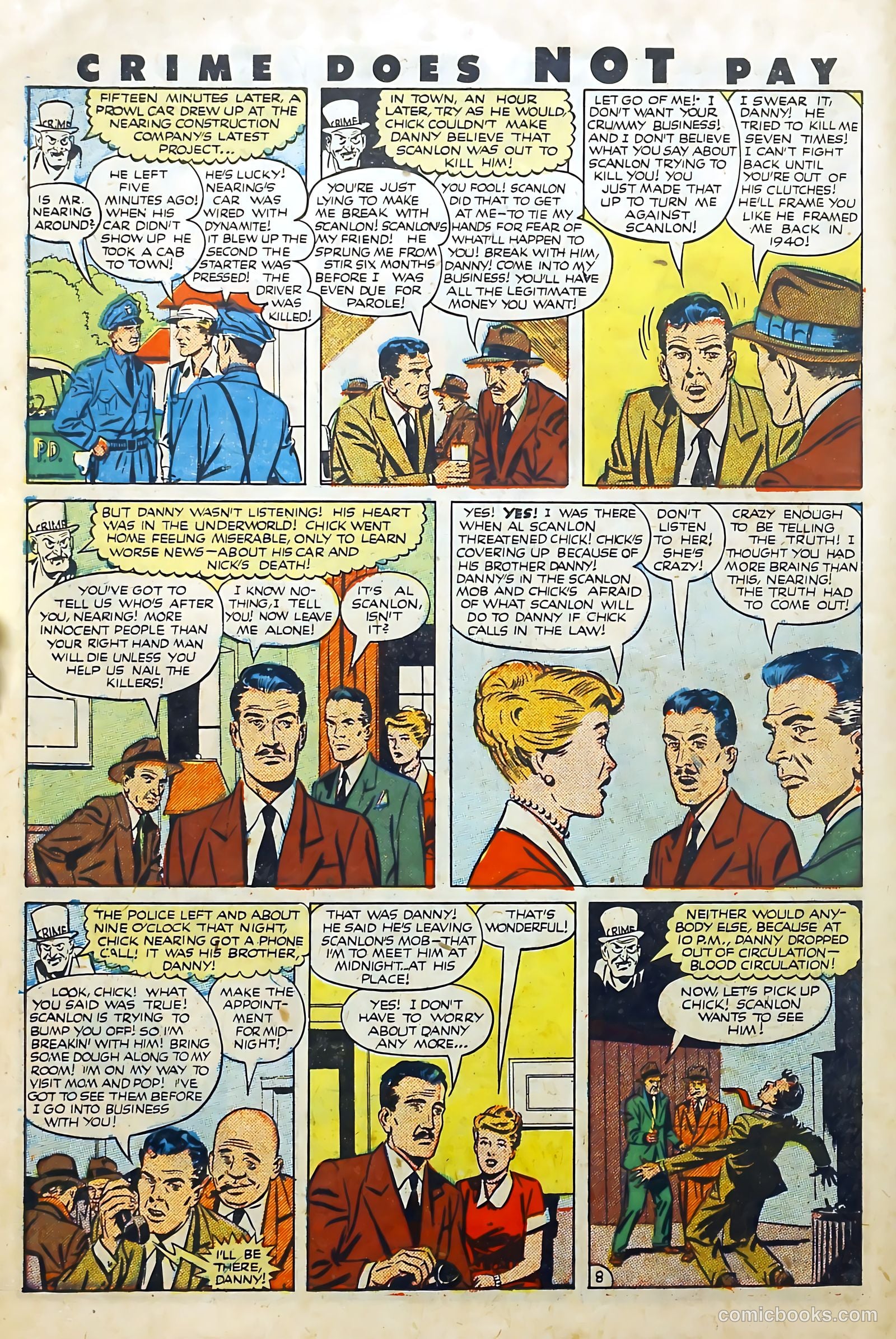 Crime Does Not Pay #107 (1952) — page 10 of 37