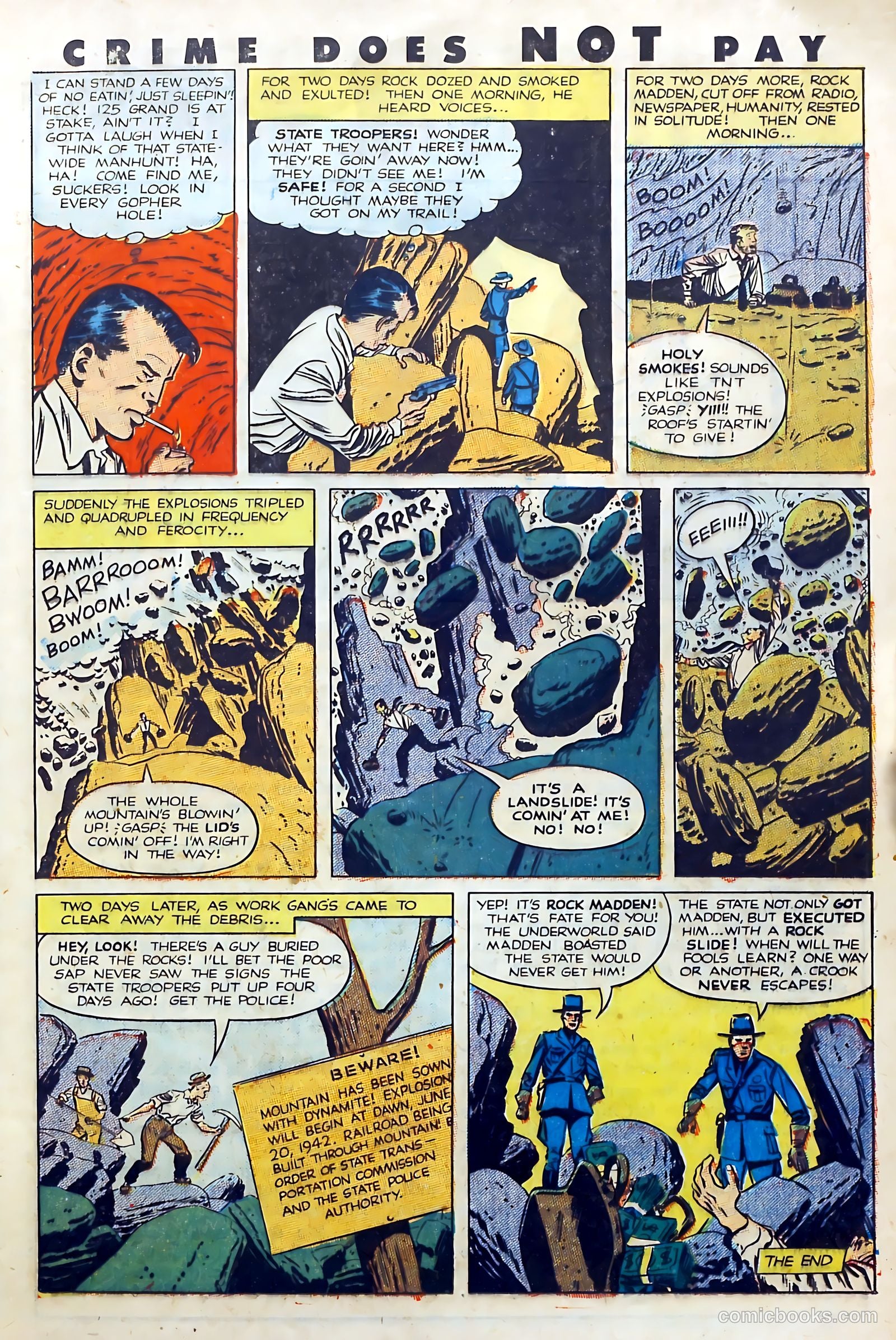 Crime Does Not Pay #107 (1952) — page 17 of 37