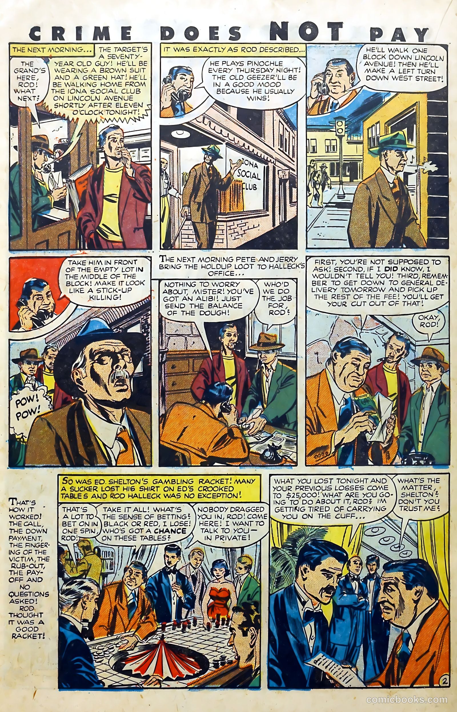 Crime Does Not Pay #107 (1952) — page 22 of 37