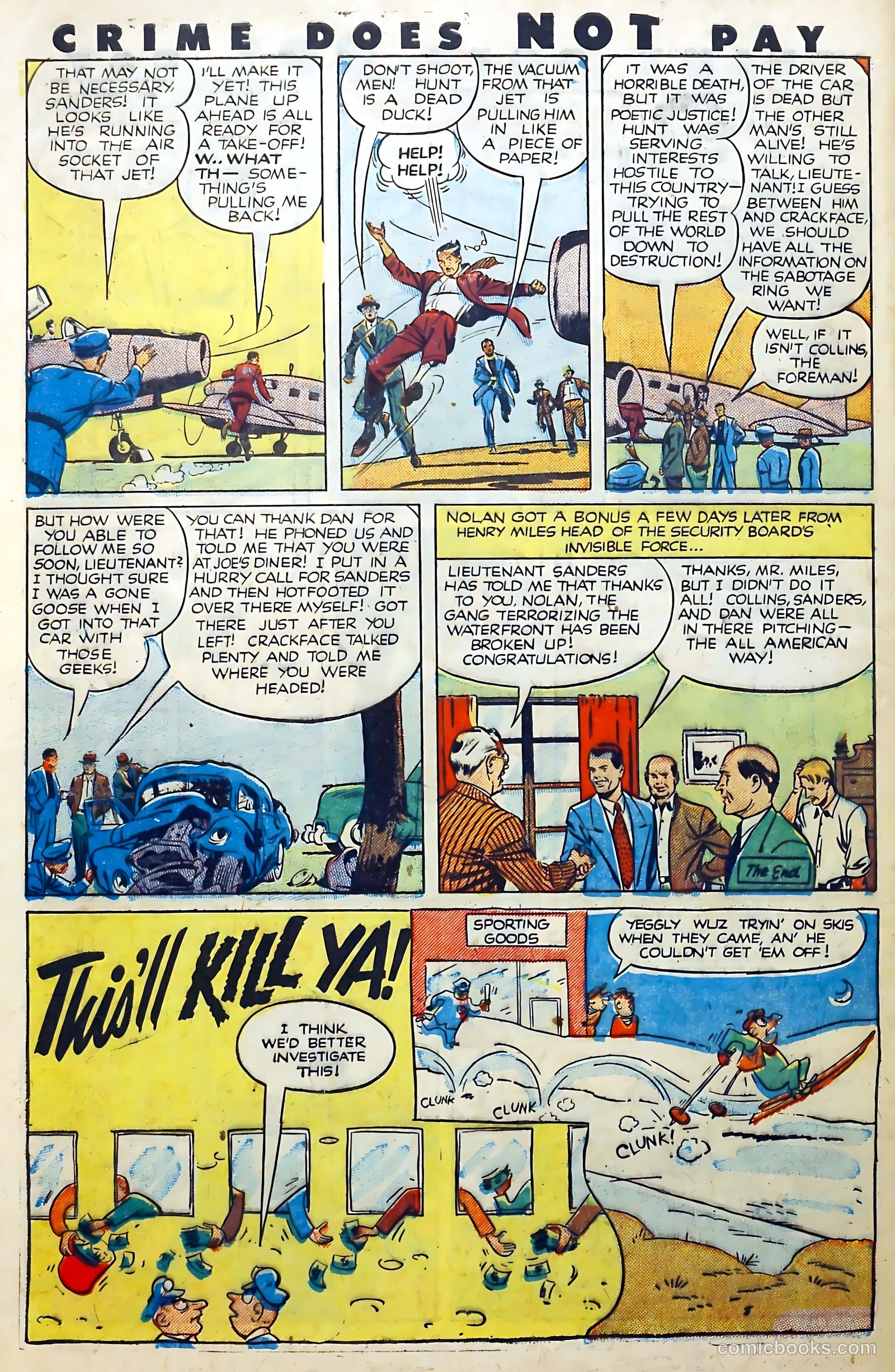 Crime Does Not Pay #107 (1952) — page 32 of 37