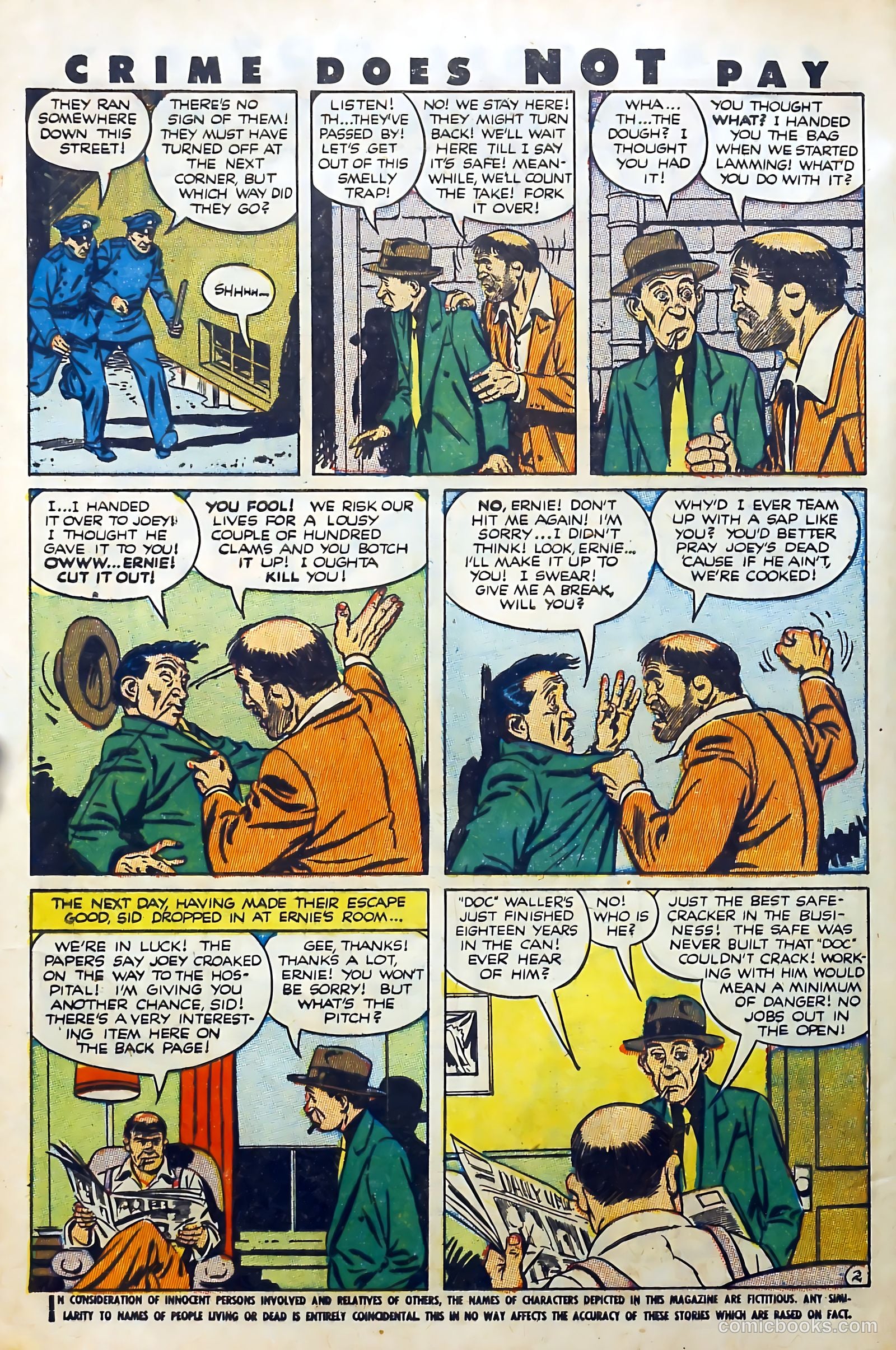 Crime Does Not Pay #108 (1952) — page 4 of 37