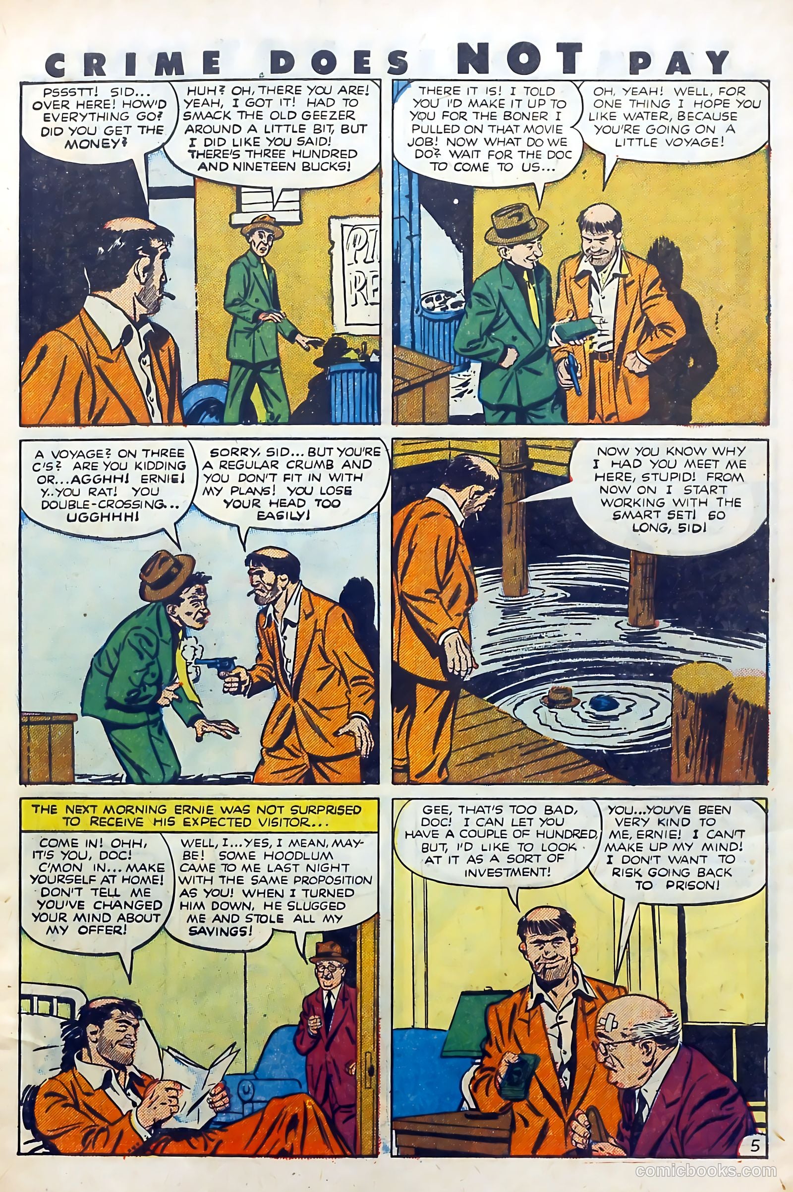 Crime Does Not Pay #108 (1952) — page 7 of 37