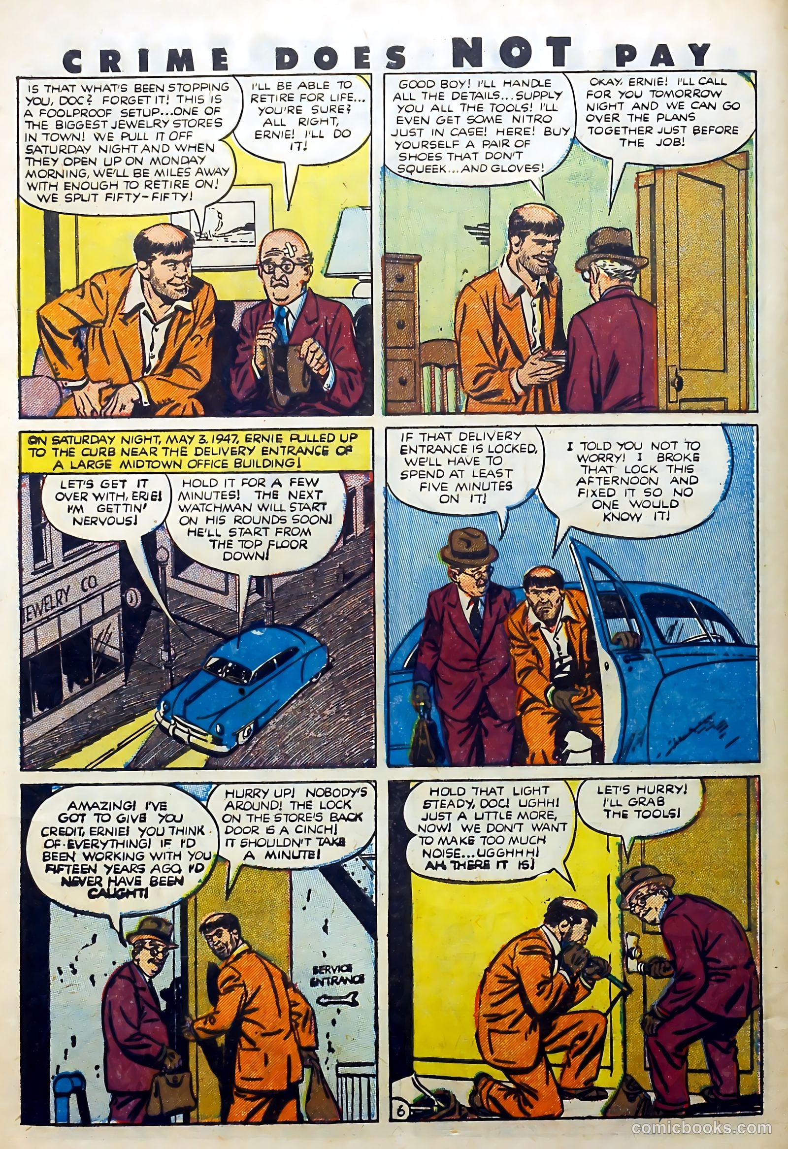 Crime Does Not Pay #108 (1952) — page 8 of 37