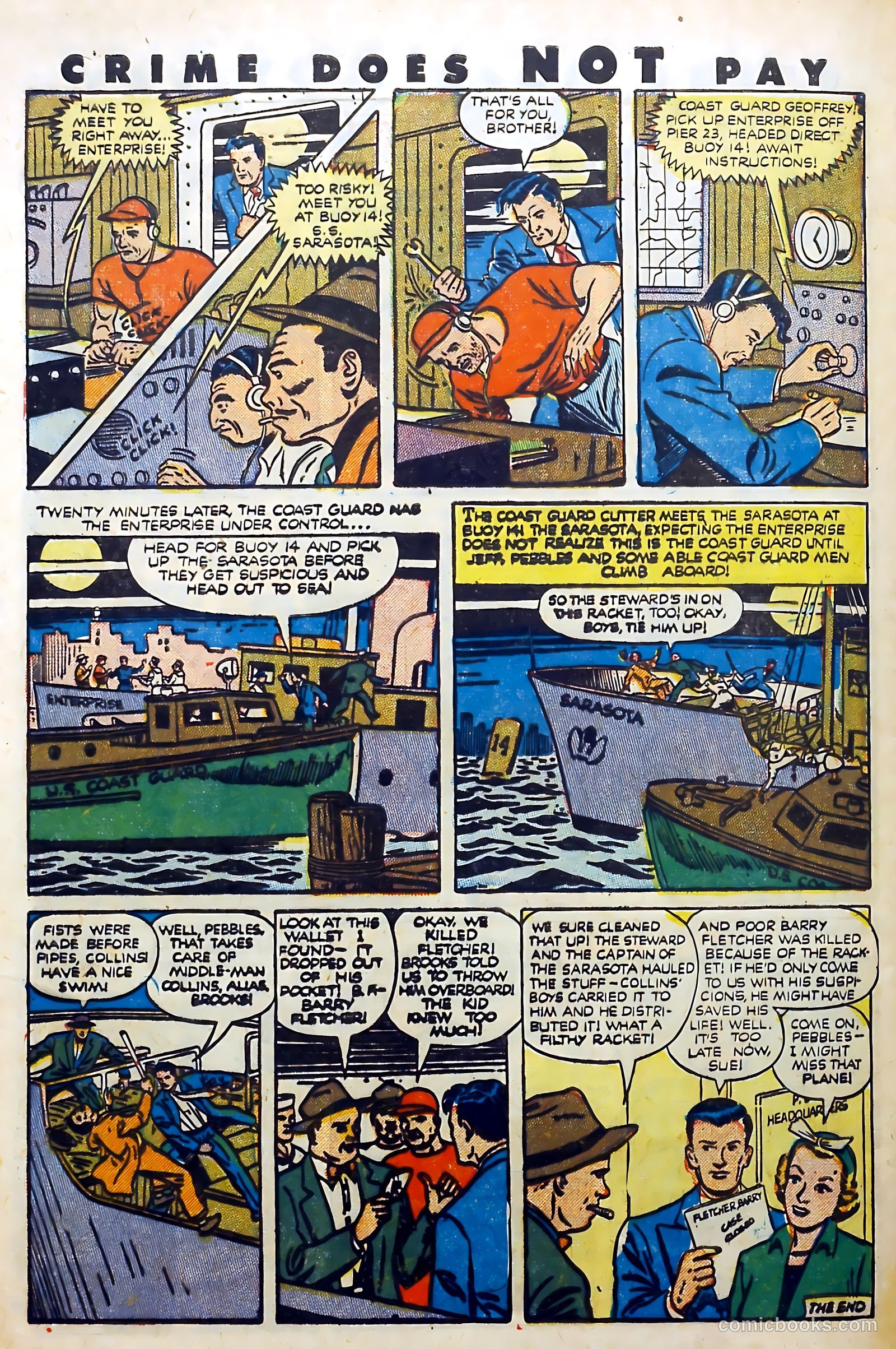 Crime Does Not Pay #108 (1952) — page 32 of 37