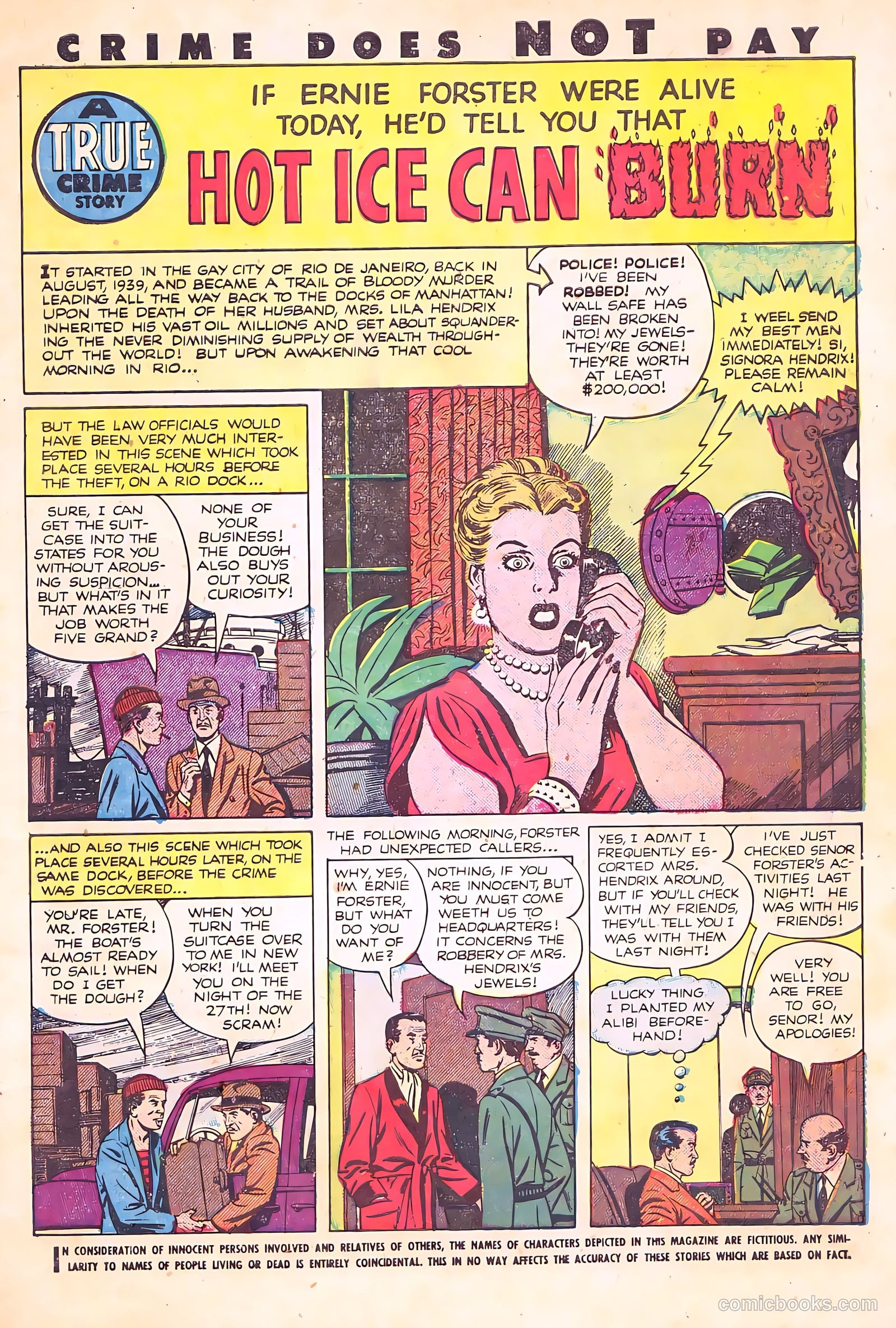 Crime Does Not Pay #109 (1952) — page 3 of 36