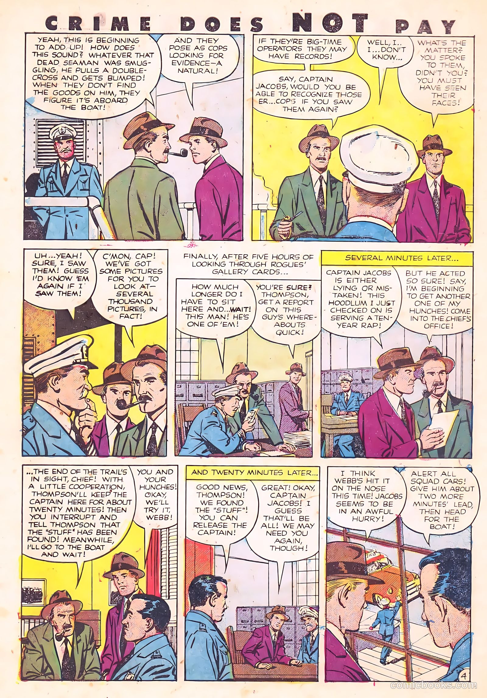 Crime Does Not Pay #109 (1952) — page 6 of 36