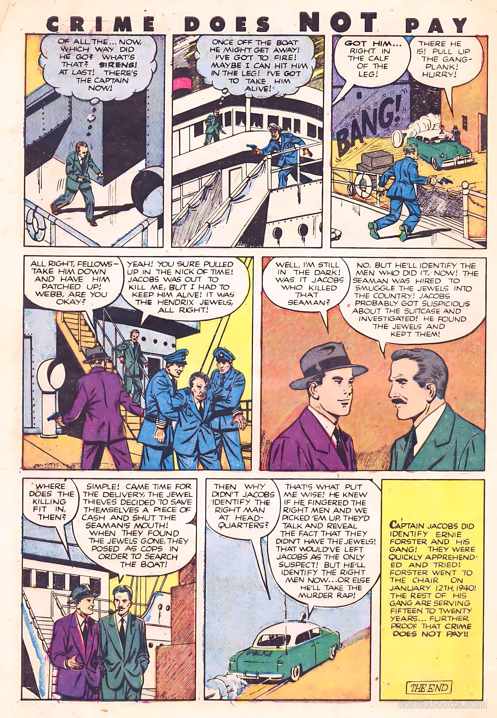 Crime Does Not Pay #109 (1952) — page 8 of 36
