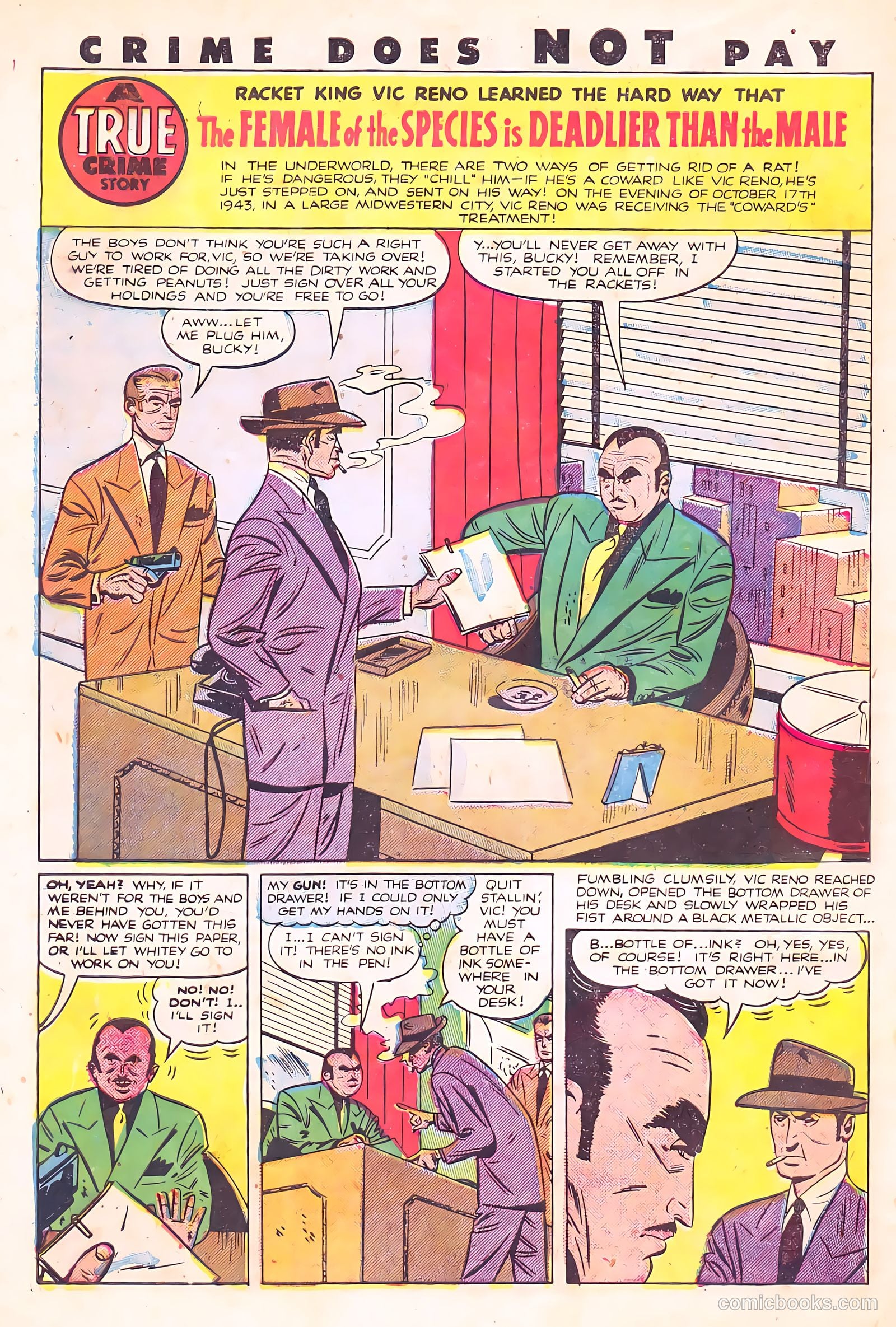 Crime Does Not Pay #109 (1952) — page 10 of 36