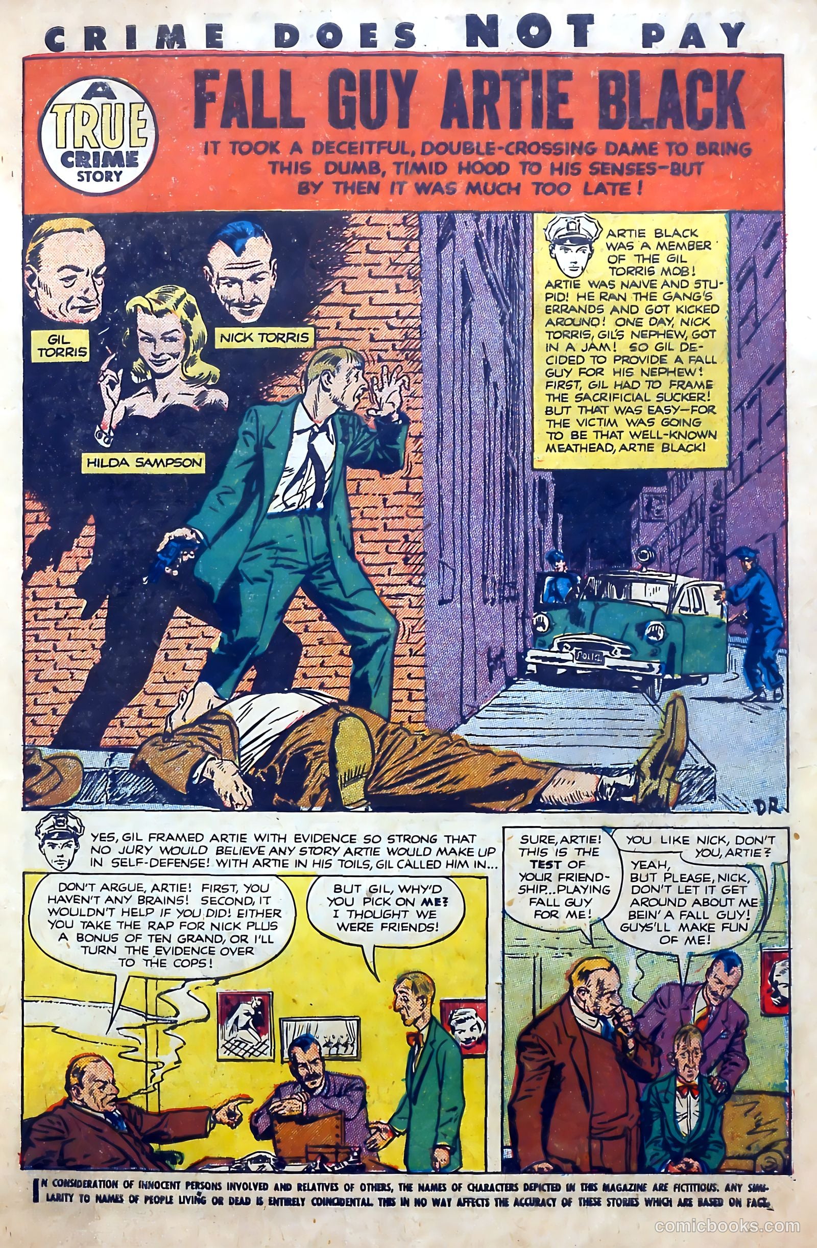 Crime Does Not Pay #110 (1952) — page 3 of 36