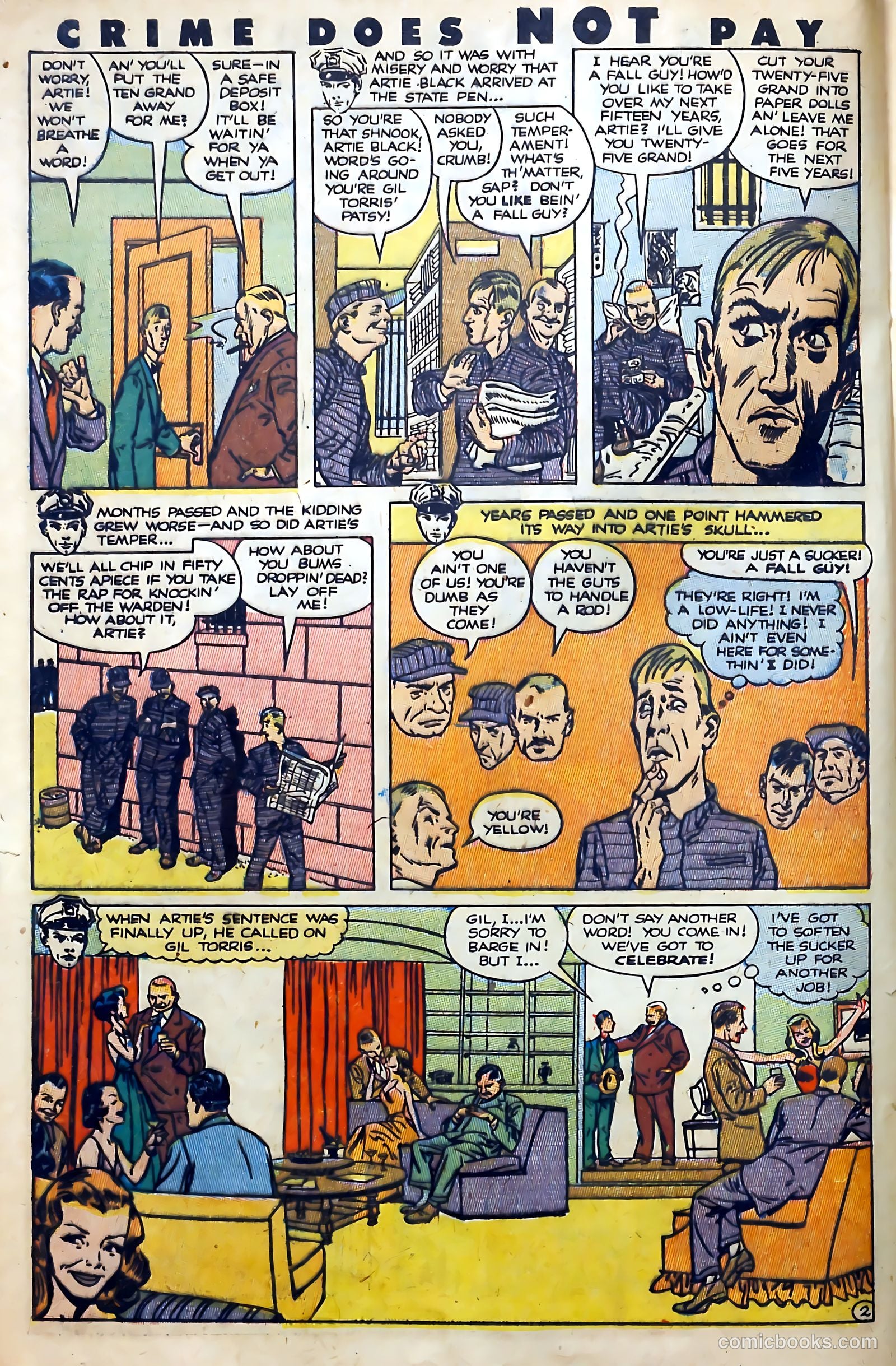 Crime Does Not Pay #110 (1952) — page 4 of 36