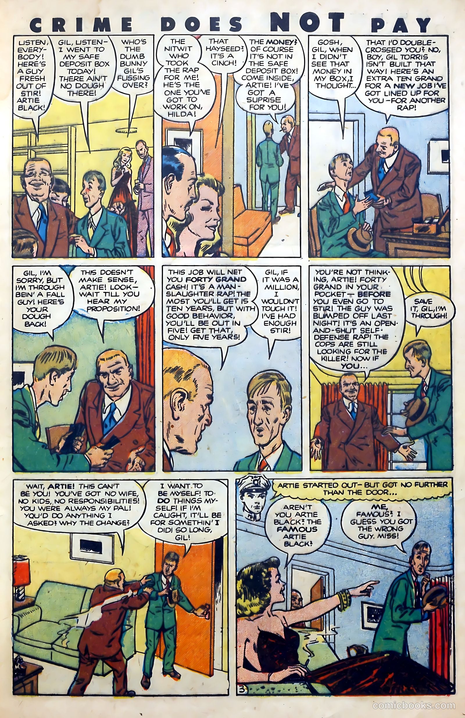 Crime Does Not Pay #110 (1952) — page 5 of 36