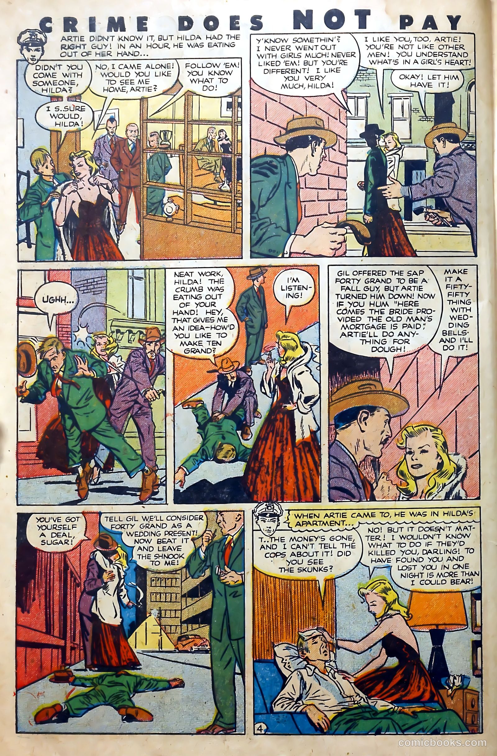 Crime Does Not Pay #110 (1952) — page 6 of 36