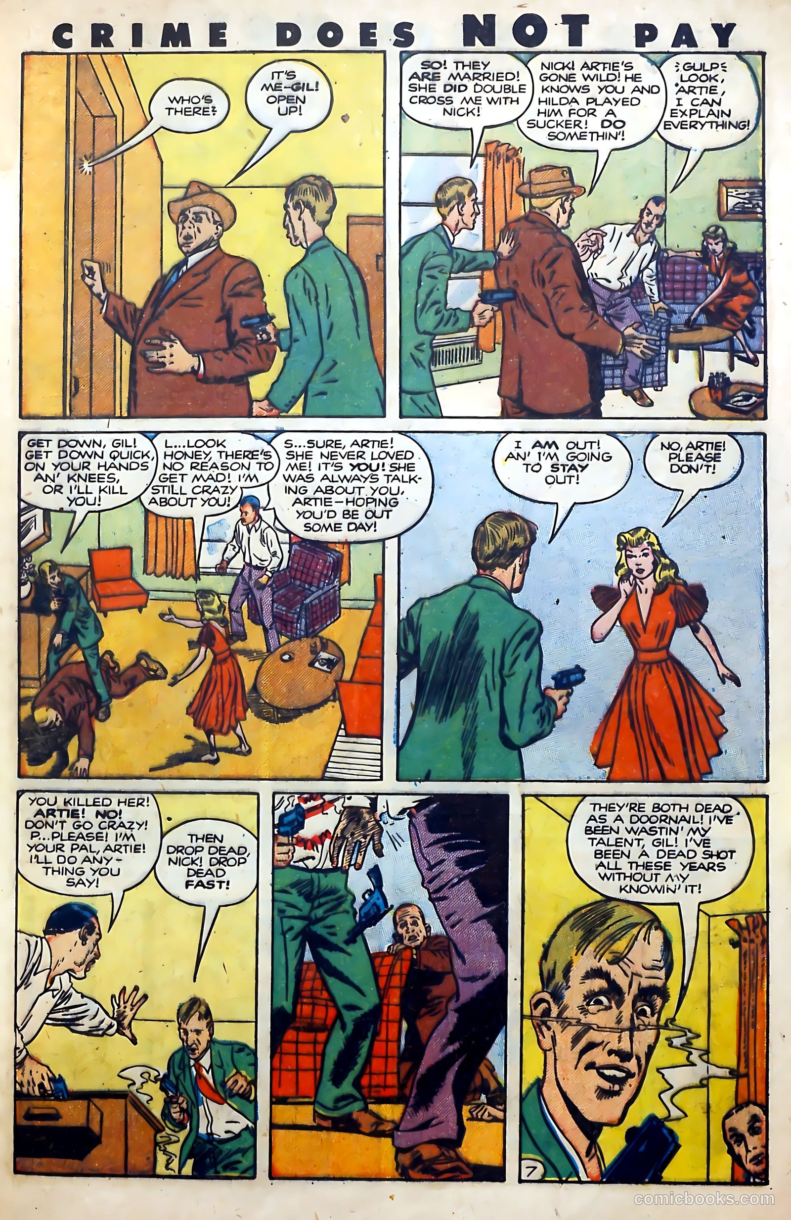 Crime Does Not Pay #110 (1952) — page 9 of 36