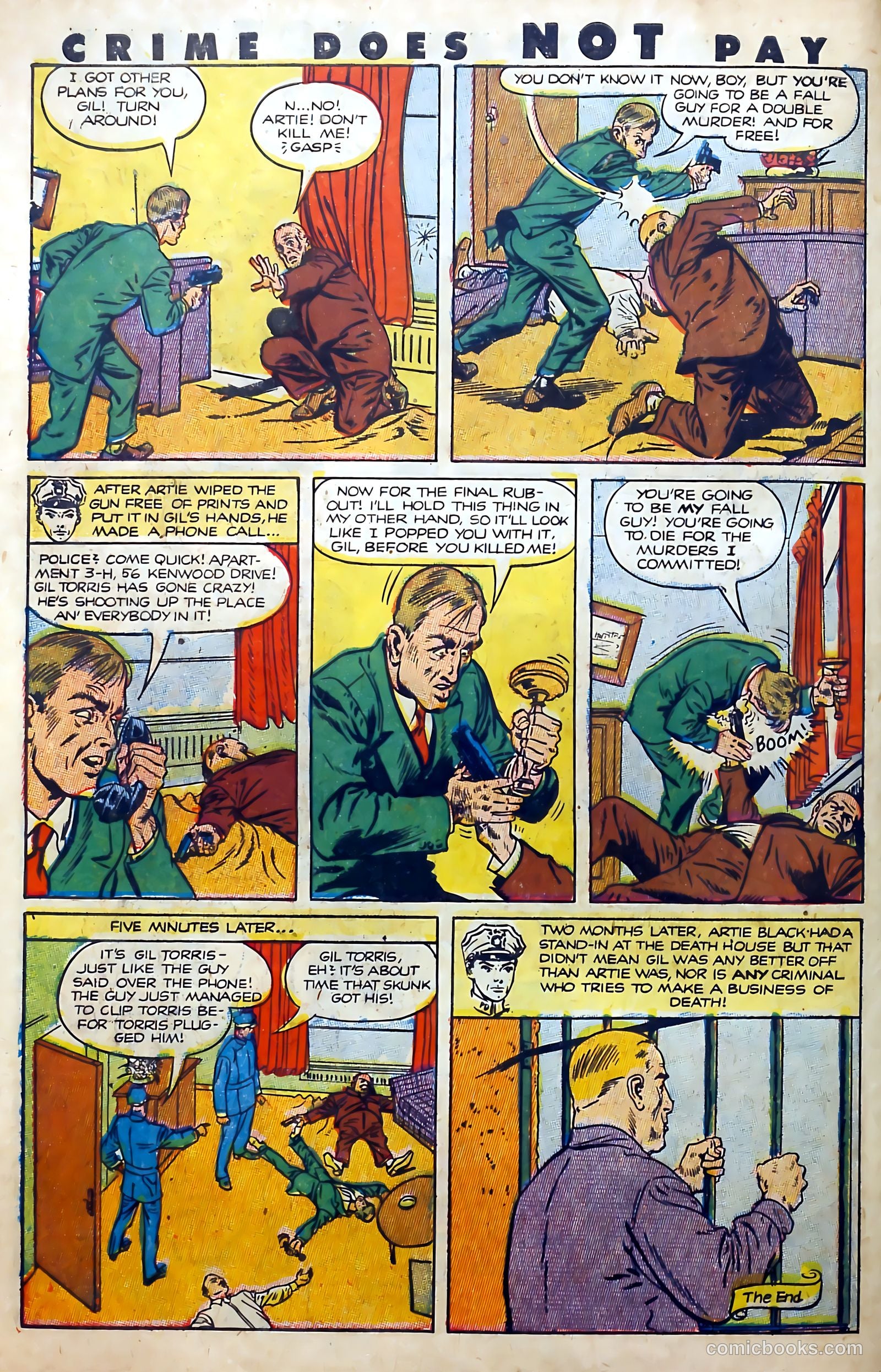 Crime Does Not Pay #110 (1952) — page 10 of 36
