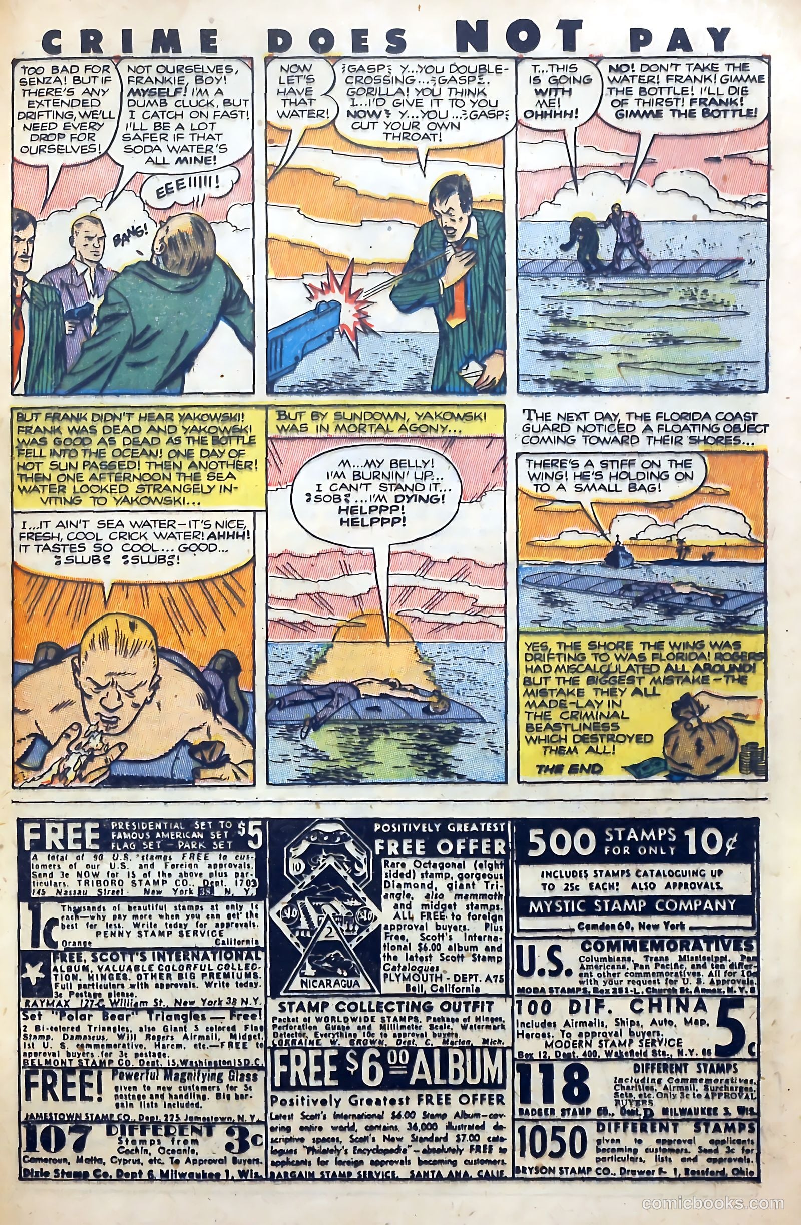 Crime Does Not Pay #110 (1952) — page 17 of 36