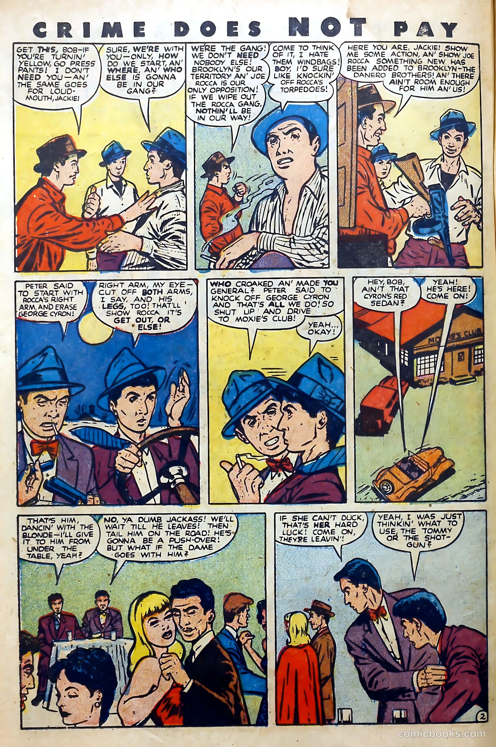 Crime Does Not Pay #110 (1952) — page 22 of 36