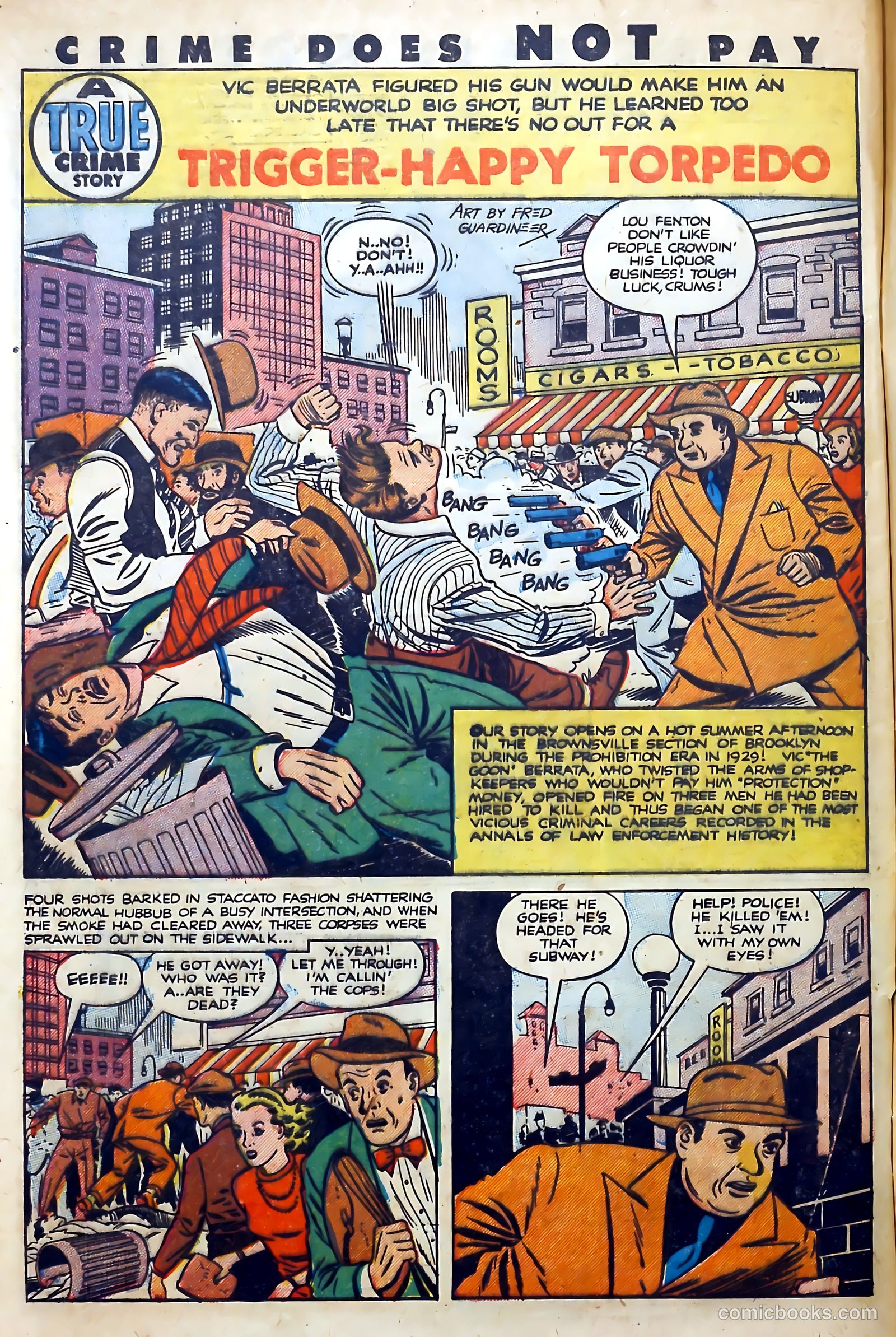 Crime Does Not Pay #110 (1952) — page 28 of 36