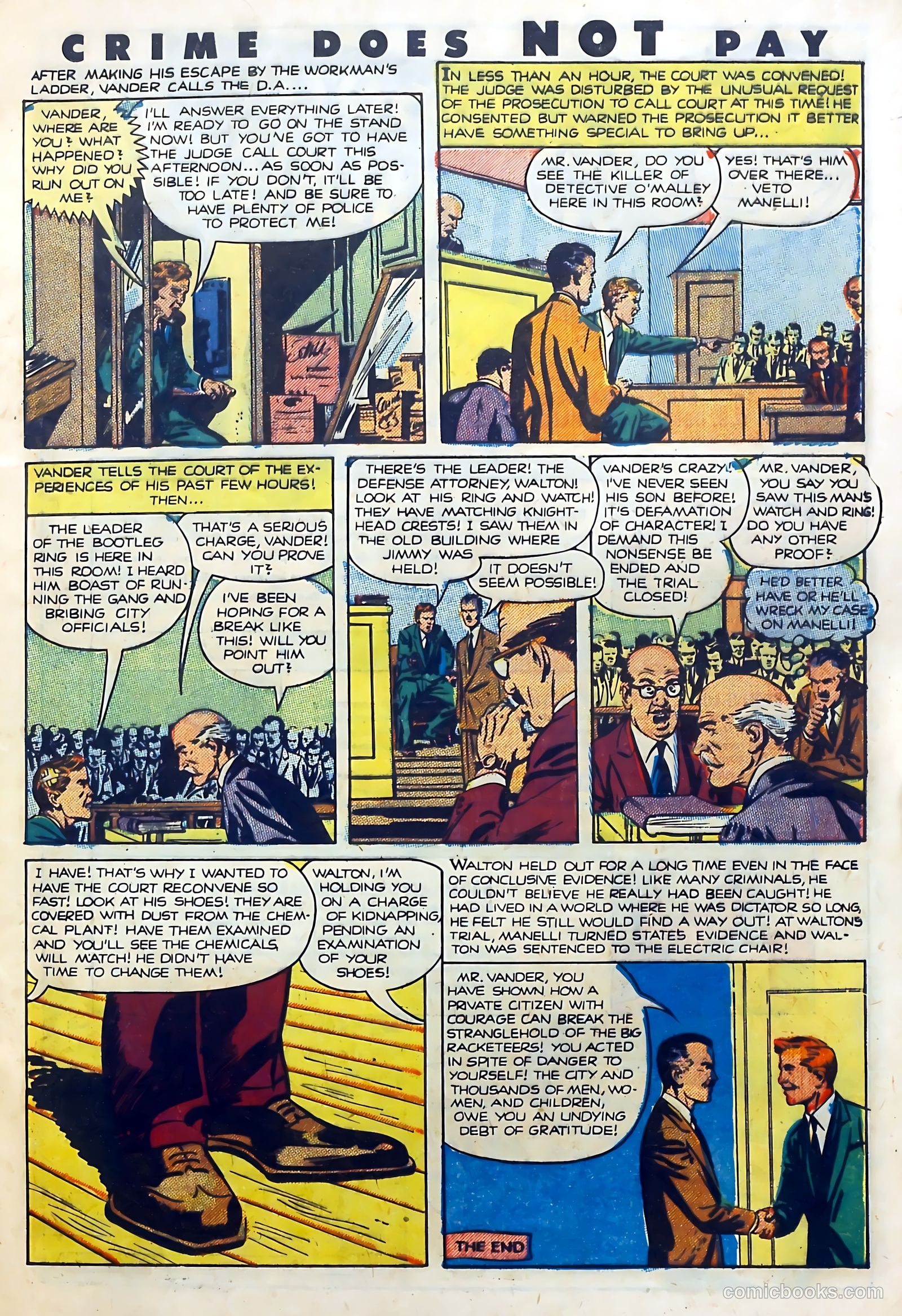 Crime Does Not Pay #111 (1952) — page 9 of 36