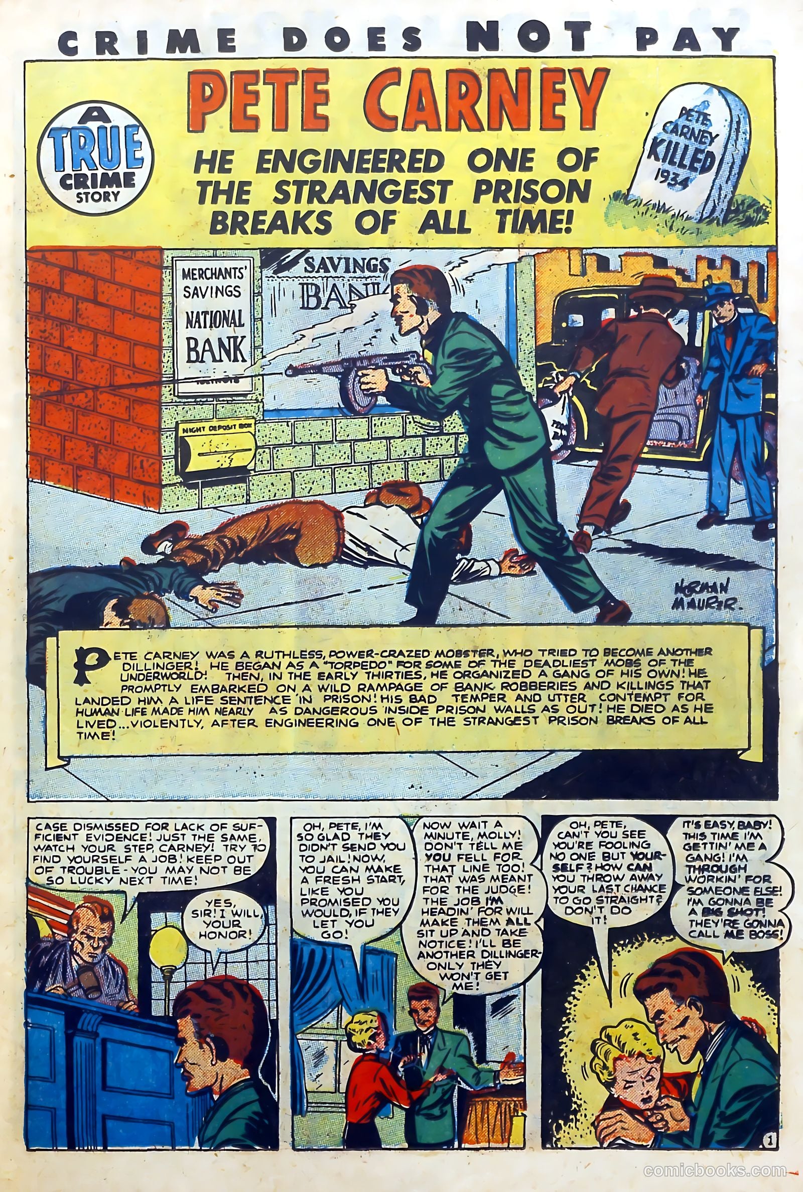 Crime Does Not Pay #111 (1952) — page 15 of 36