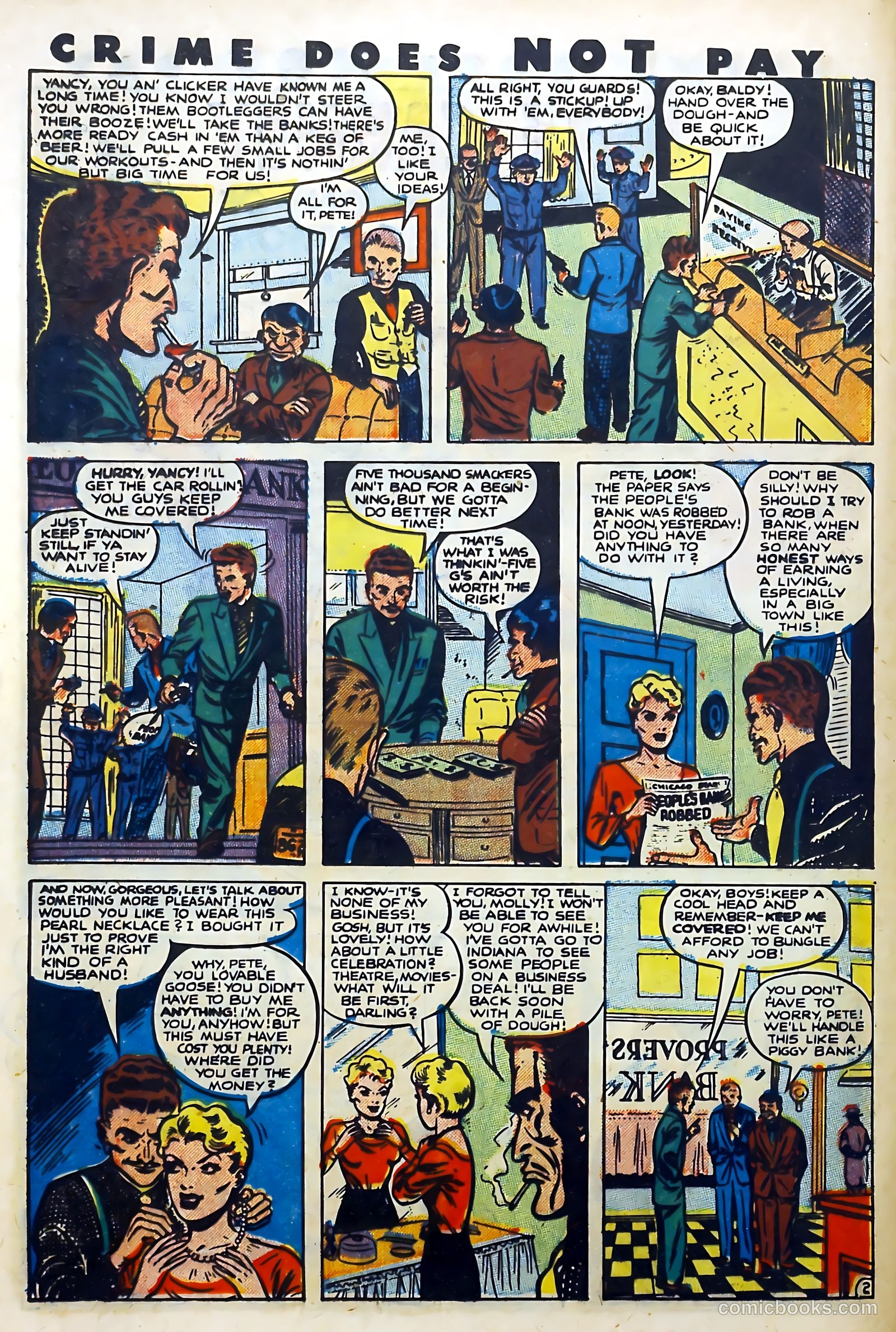 Crime Does Not Pay #111 (1952) — page 16 of 36